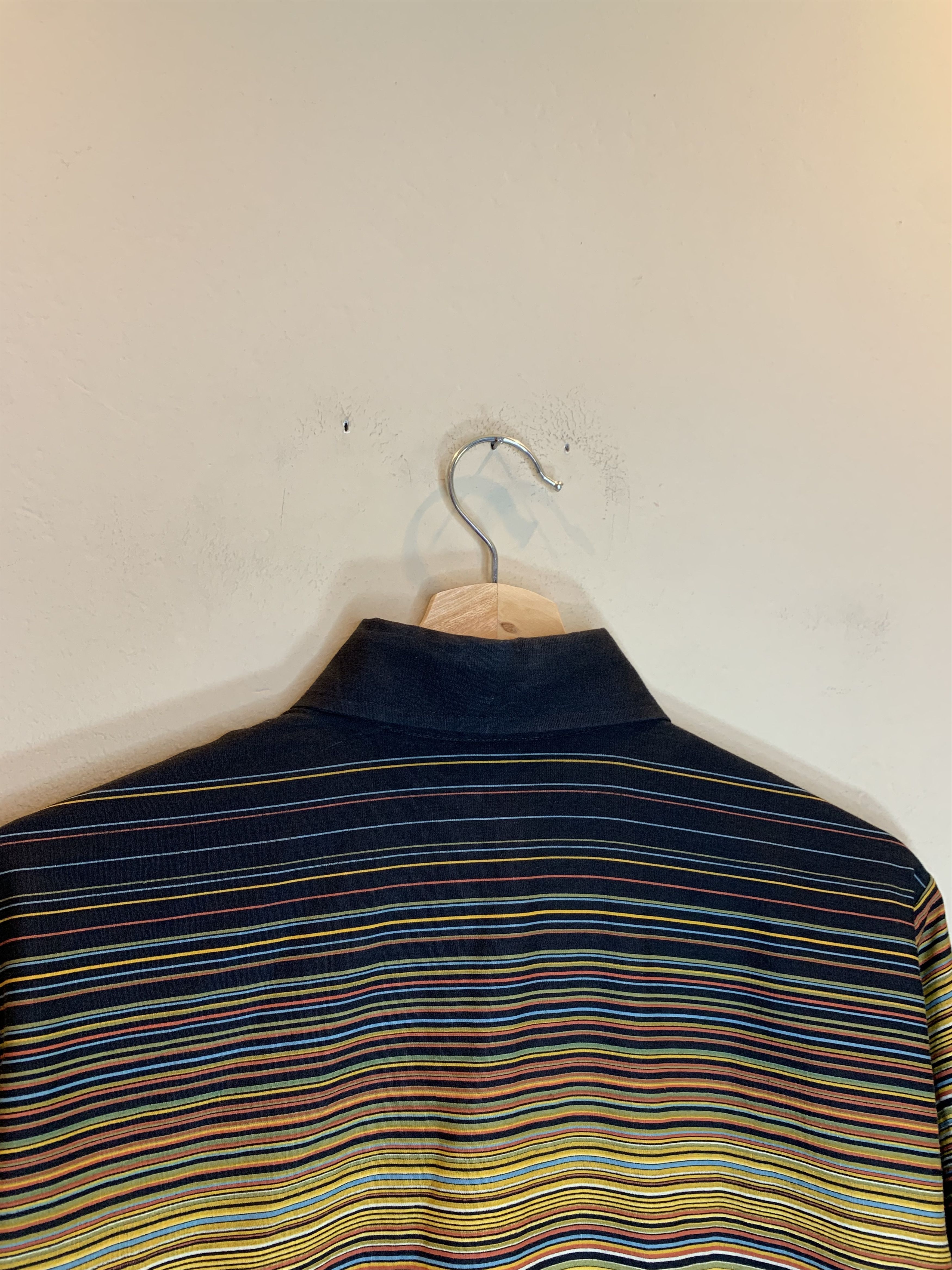 Vintage *RARE* Vintage 70’s Mervyn’s Gradient Stripe Button Shirt Size US S / EU 44-46 / 1 - 5 Thumbnail