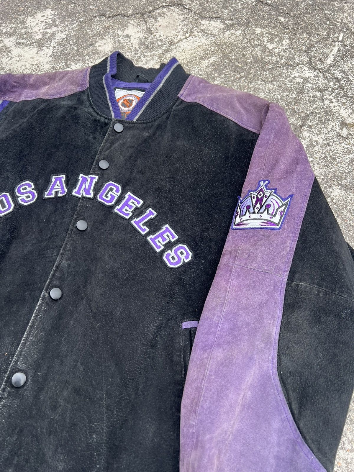 NFL × Vintage Vintage Purple 🏒NFL 🏒KINGS Bomber Size US XXL / EU 58 / 5 - 20 Thumbnail