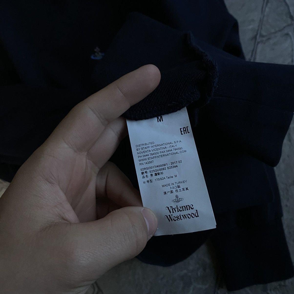 Vivienne Westwood Vivienne Westwood Orb Logo Sweatshirt Navy Blue Size Small Size US M / EU 48-50 / 2 - 10 Thumbnail
