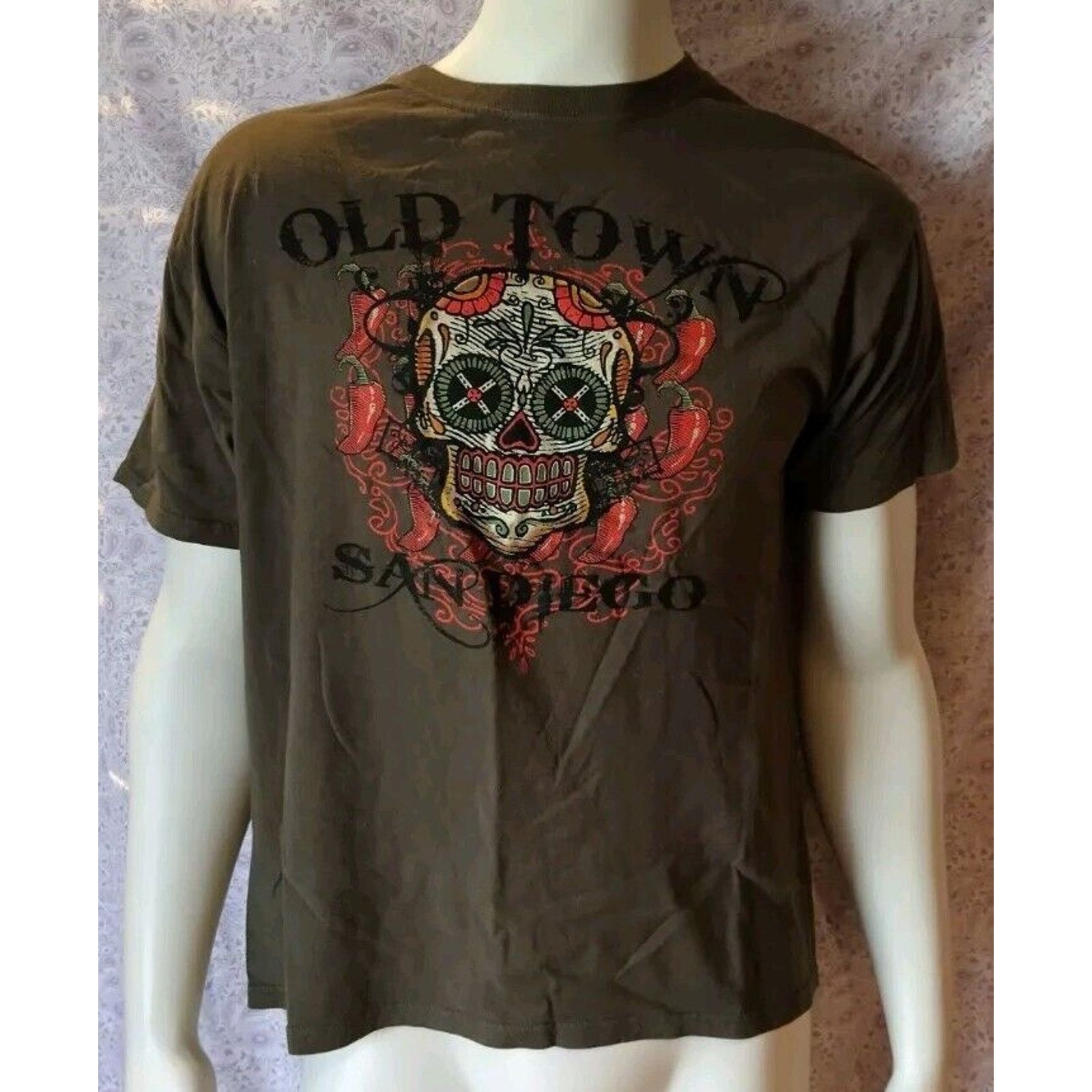 Other NWOT !! Duck Co "Old Town, San Diego" Day of the Dead Large Size US L / EU 52-54 / 3 - 2 Thumbnail