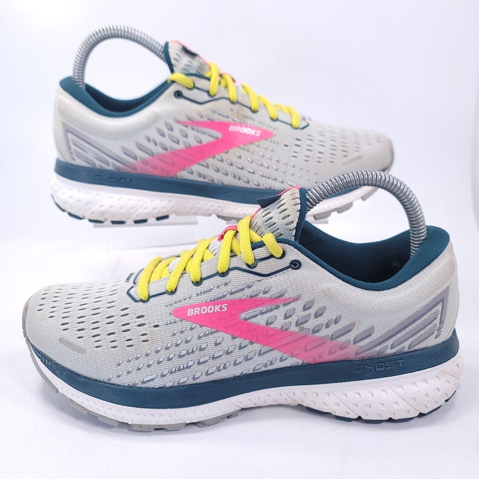 Brooks Brooks Ghost 13 Shoe Womens Size 7.5 1203381B154 Gray Pink Size US 7.5 / IT 37.5 - 5 Thumbnail