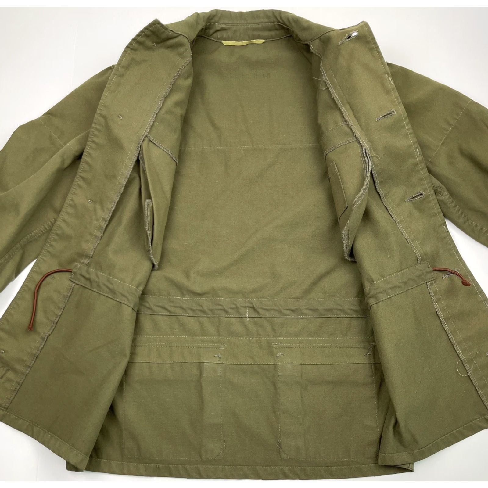 Vintage VINTAGE OZKN PRESEV Czech Republic Field Jacket Coat - Military-Style Army Green, 1991 90s, Size 42, Men, Canvas Utility Outerwear Size US XS / EU 42 / 0 - 3 Thumbnail