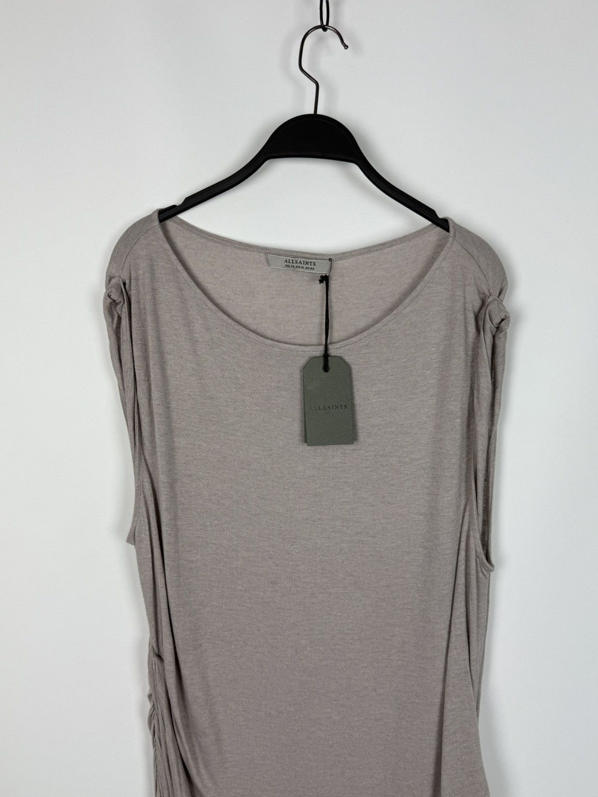 Allsaints Allsaints Warp Wo Draped Sleeveless Layered Maxi Dress Size L / US 10 / IT 46 - 10 Thumbnail