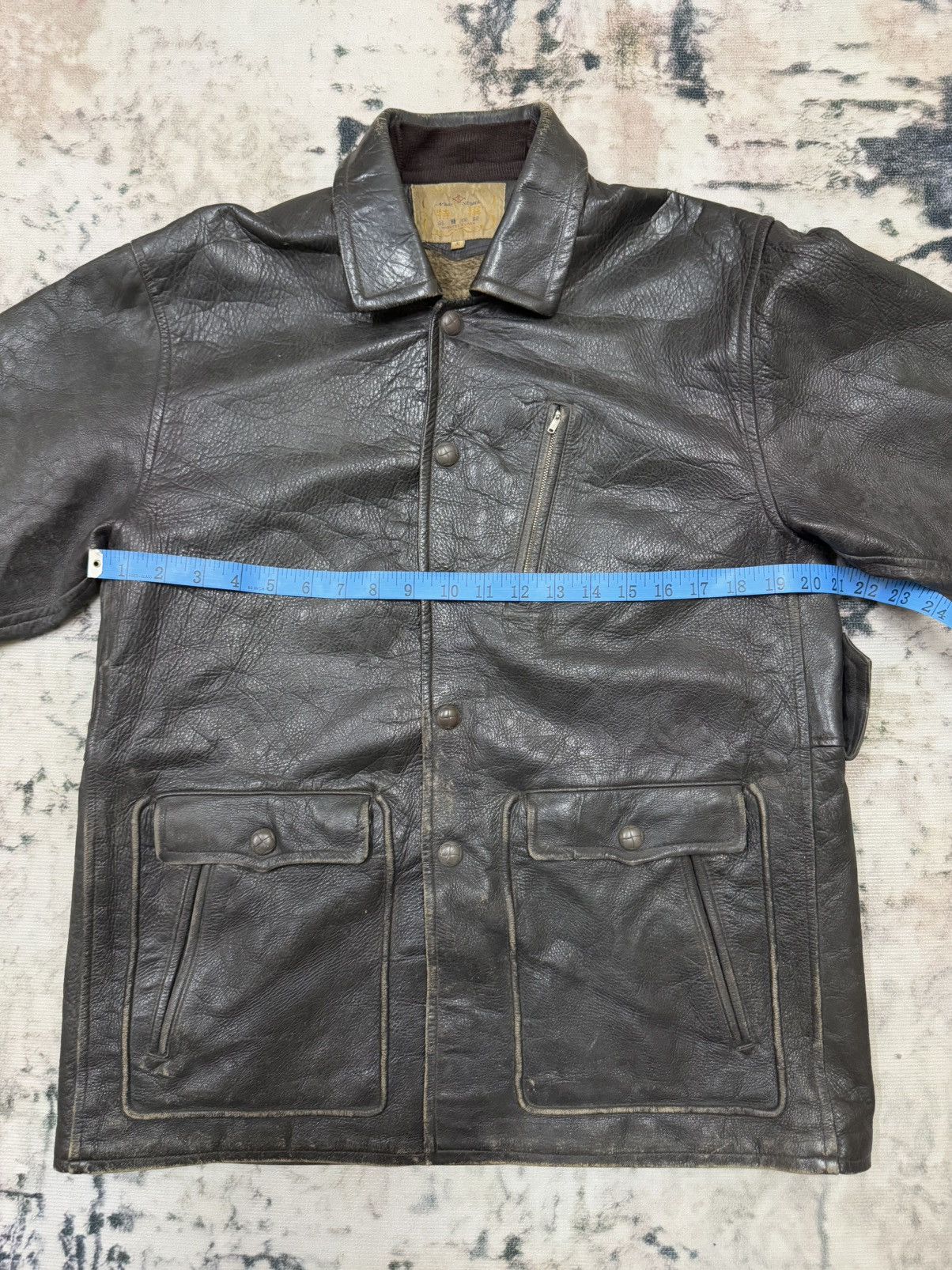 Genuine Leather Vintage Nour Style High Classes Fur Leather Jacket Size US M / EU 48-50 / 2 - 19 Thumbnail