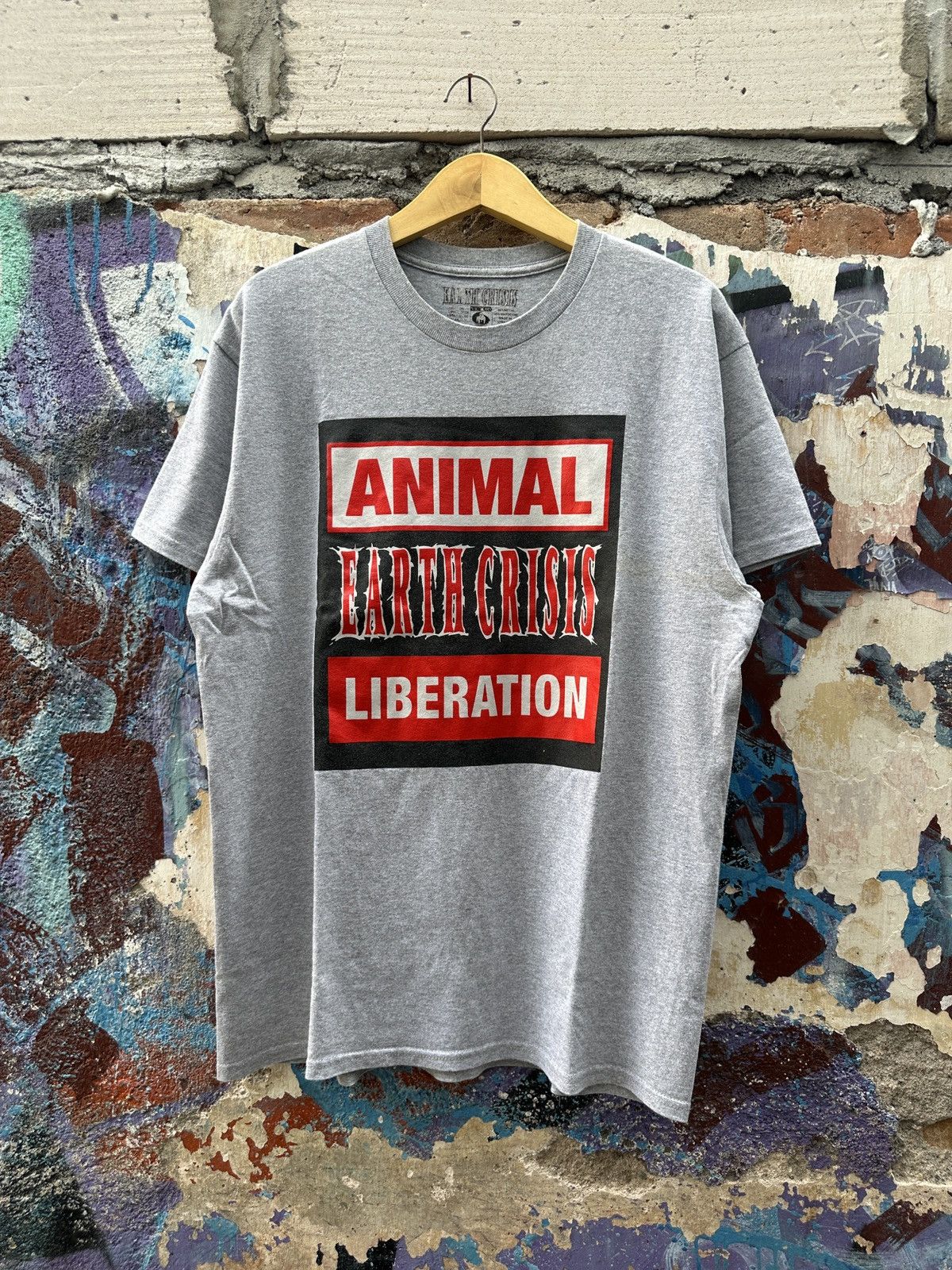 Band Tees Earth Crisis - Animal Liberation band tees VINTAGE Size US L / EU 52-54 / 3 - 1 Thumbnail