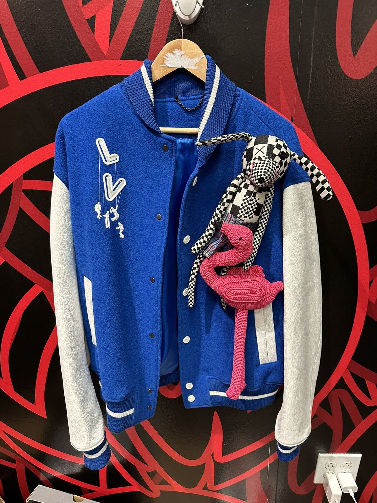 Louis Vuitton Louis Vuitton Blue Puppet Varsity Jacket | Grailed