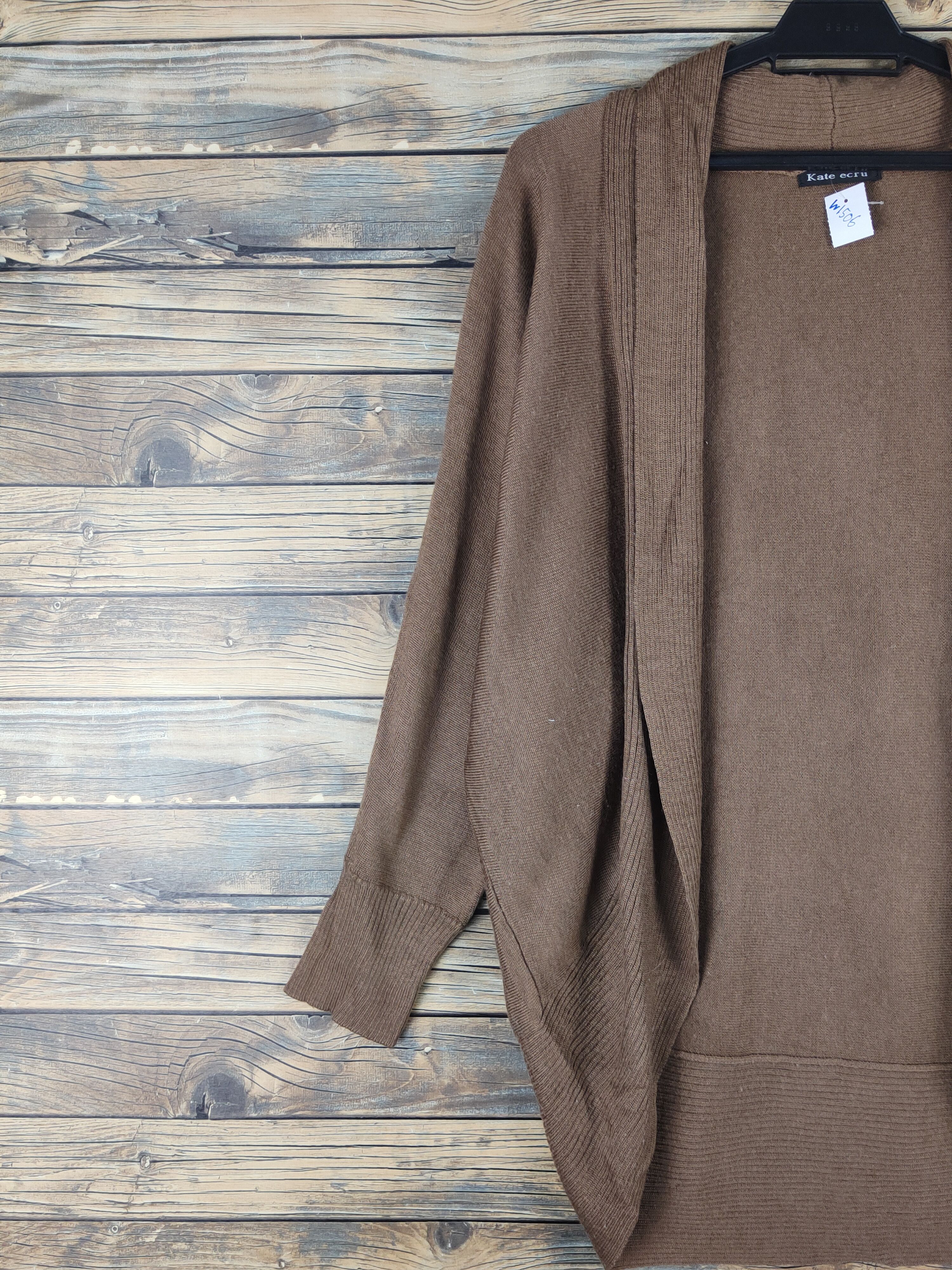 Homespun Knitwear × Japanese Brand Kate Ecru Brown Knitwear Cardigan #W1506 Size L / US 10 / IT 46 - 4 Thumbnail