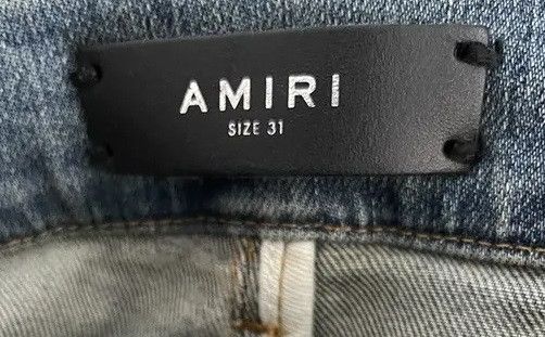 Amiri Amiri Patch Jeans Size US 31 - 3 Thumbnail