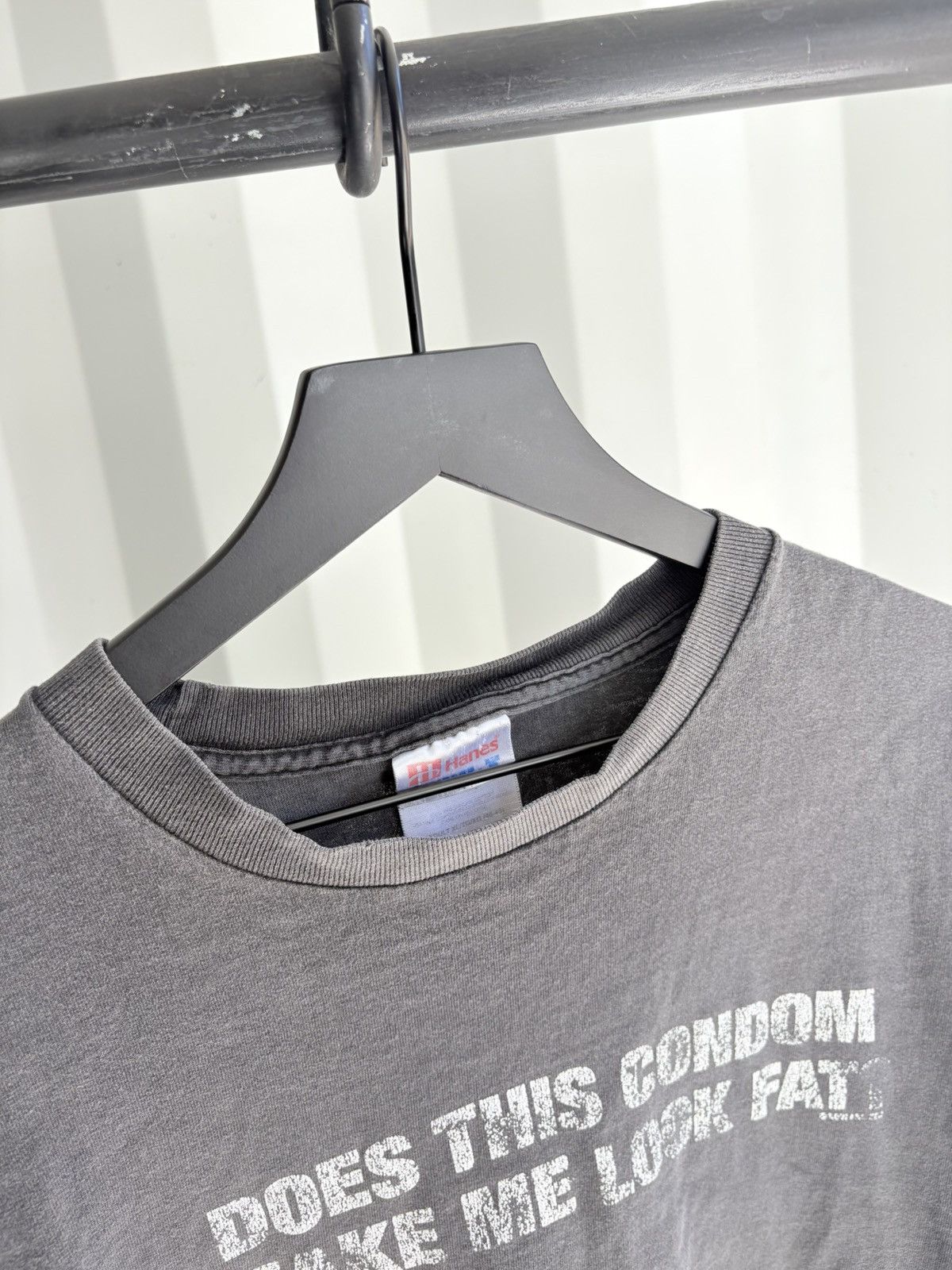 Vintage Vintage Condom Sex Distressed Faded Shirt Band Grunge Size US XL / EU 56 / 4 - 4 Thumbnail