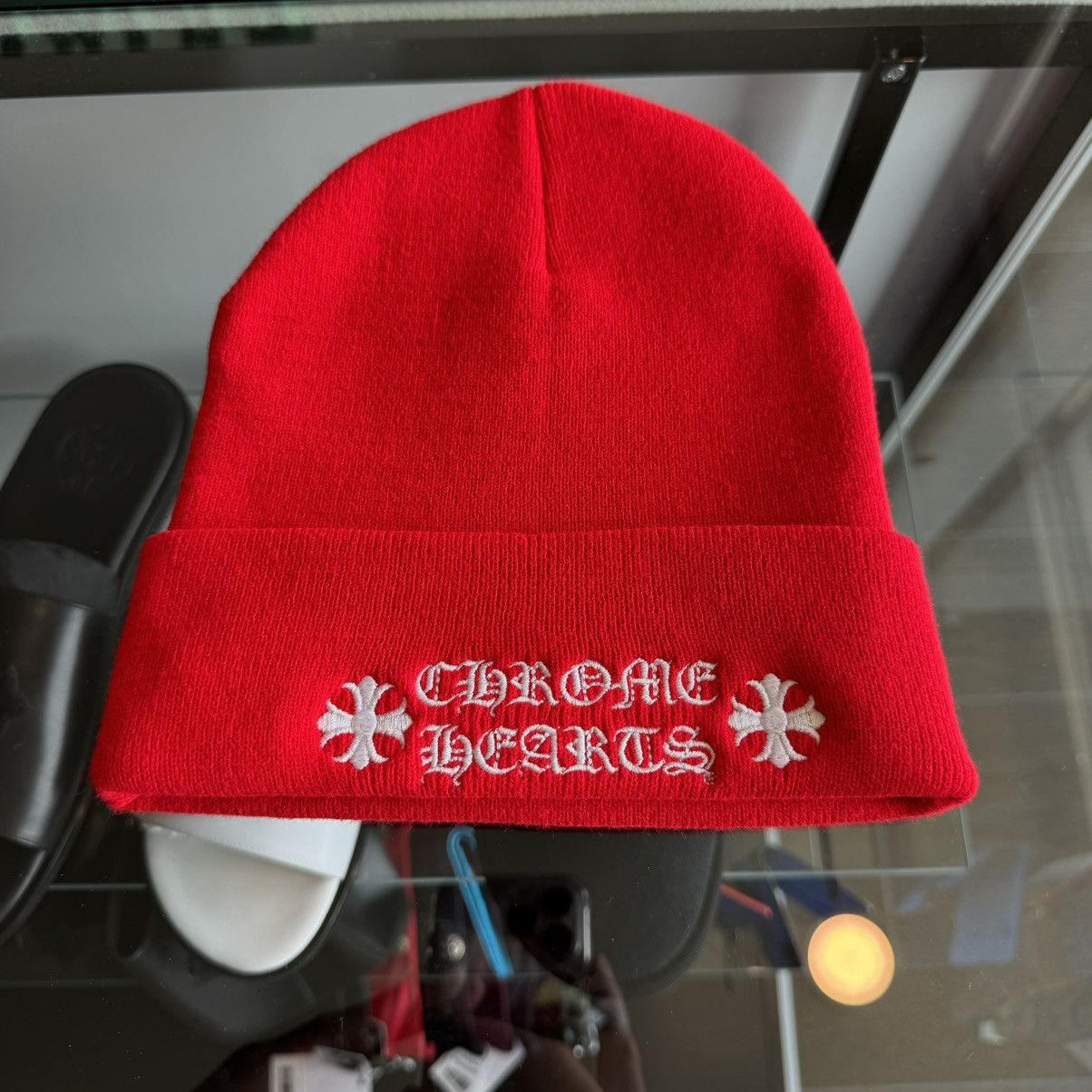 Chrome Hearts Chrome Hearts Logo Beanie Size ONE SIZE - 1 Thumbnail
