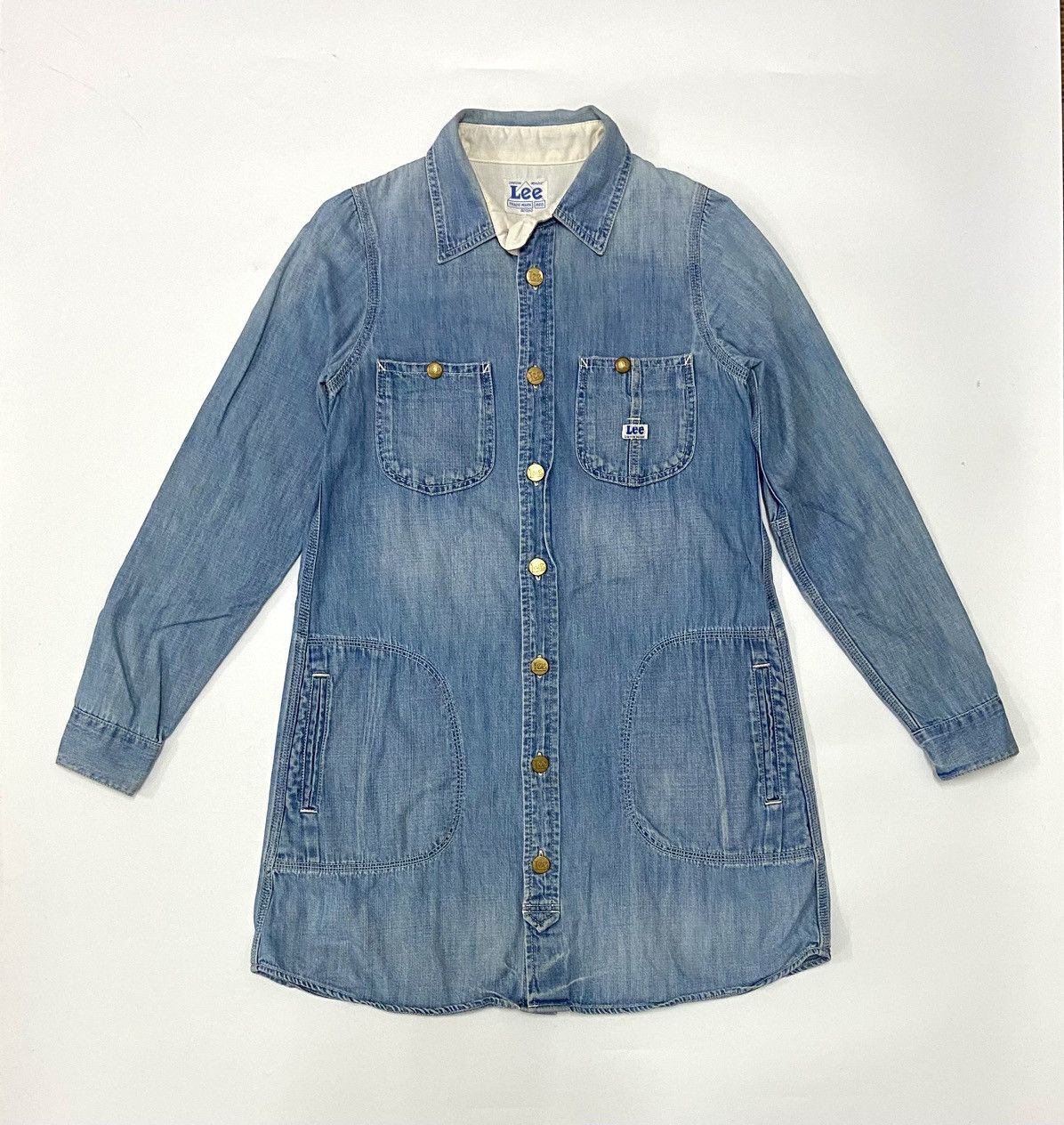 Lee LEE ROSSO UNION MADE DENIM DRESS Size S / US 4 / IT 40 - 2 Thumbnail