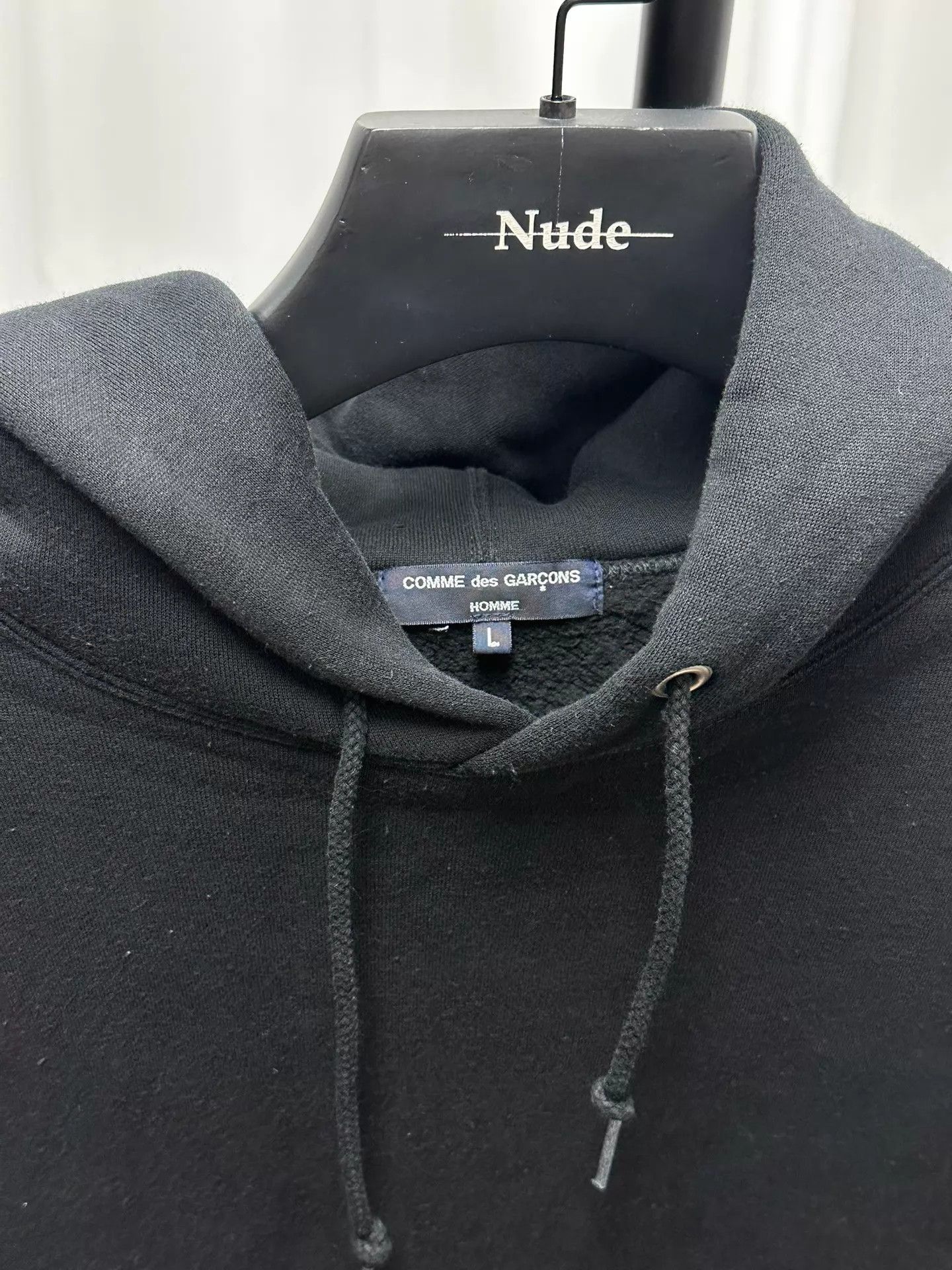 Comme des Garcons Comme des Garçons Homme Color Blocked Black Hoodie L Size US L / EU 52-54 / 3 - 3 Thumbnail