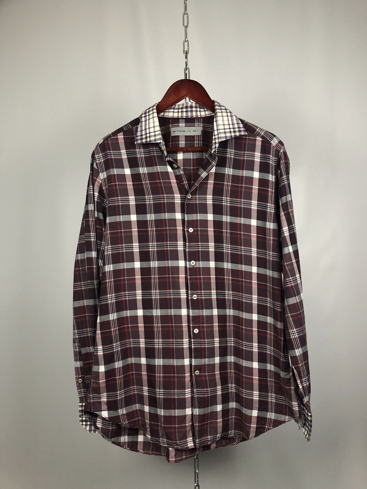 Etro Etro shirt long sleeve luxury Size US L / EU 52-54 / 3 - 1 Thumbnail