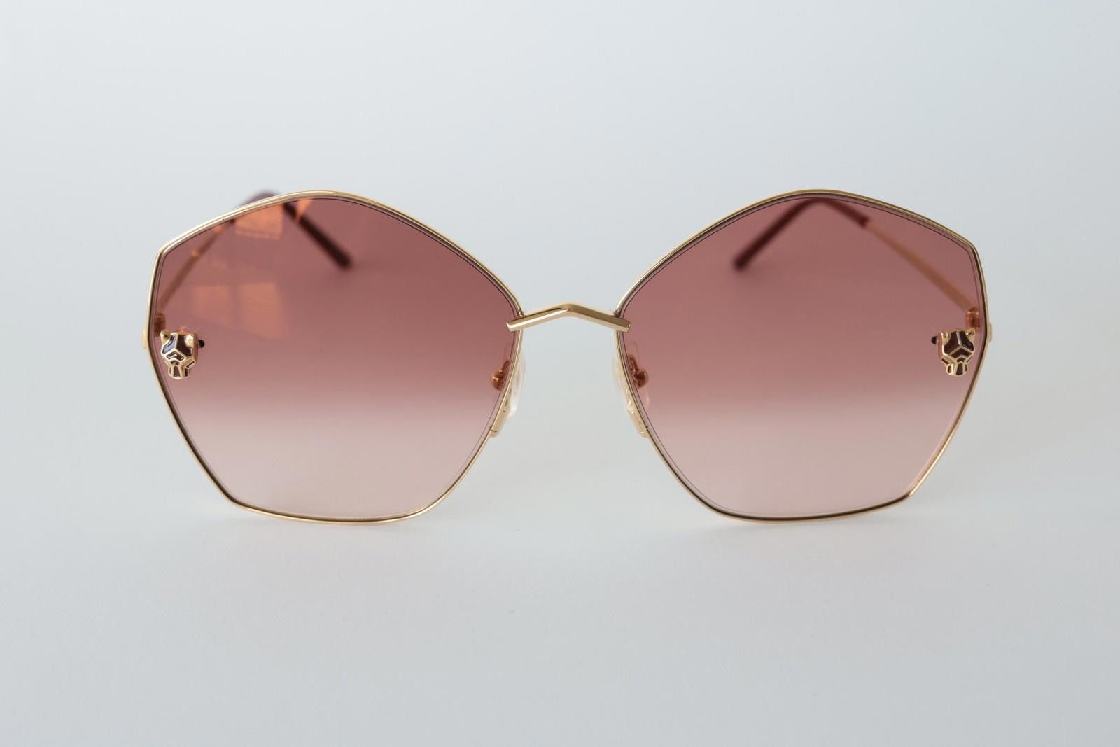 Cartier New Cartier eyewear optical sunglasses CT0356S 003 gold red Size ONE SIZE - 2 Thumbnail