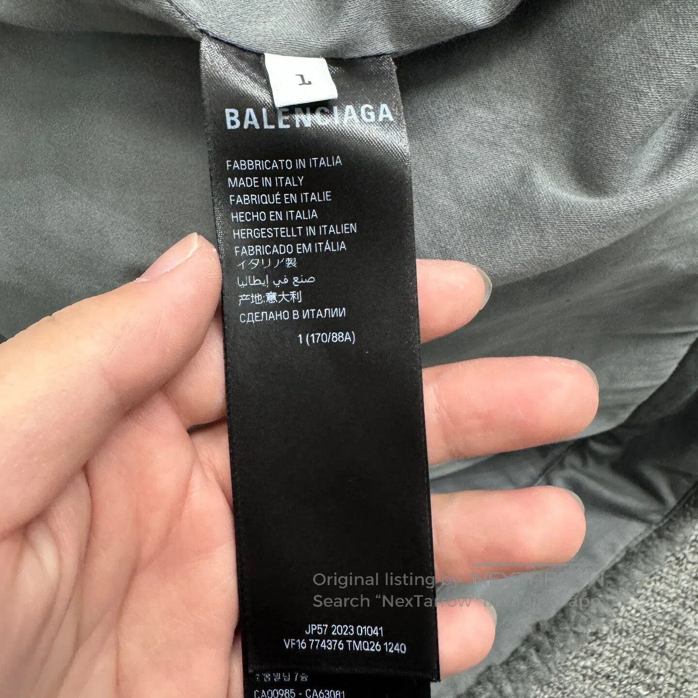 Balenciaga Balenciaga Gray teddy bear jacket| Size US S / EU 44-46 / 1 - 6 Thumbnail
