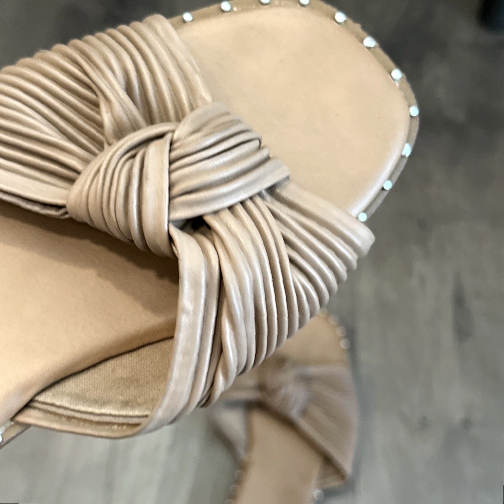 Steve Madden STEVE MADDEN Women’s Flat Sandals Slip On Knot Bow Cushioned Brown 9.5 Size US 9.5 / IT 39.5 - 3 Thumbnail