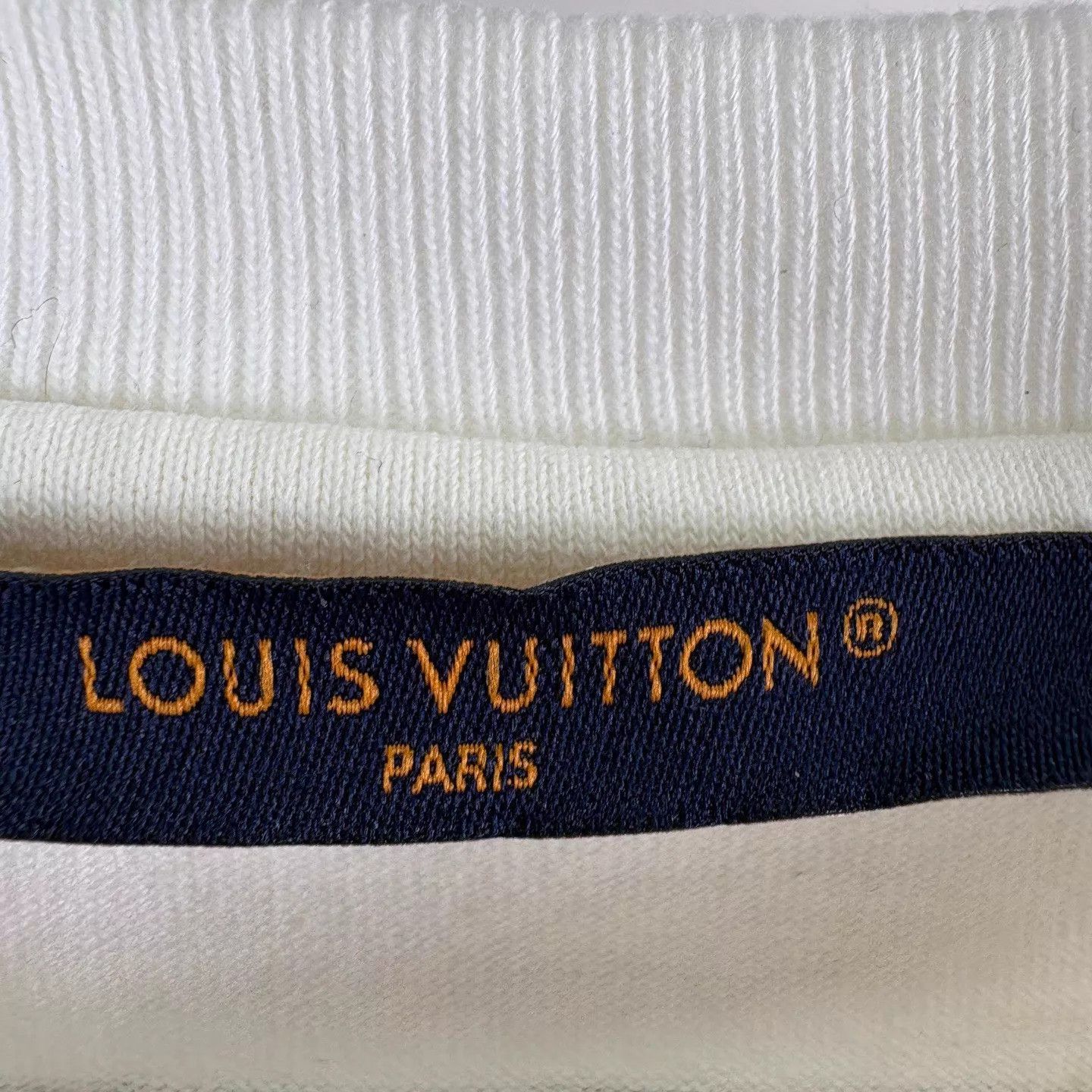Louis Vuitton Louis Vuitton White Unisex SS Tee XXL Italian New Back Logo Size US XXL / EU 58 / 5 - 6 Thumbnail