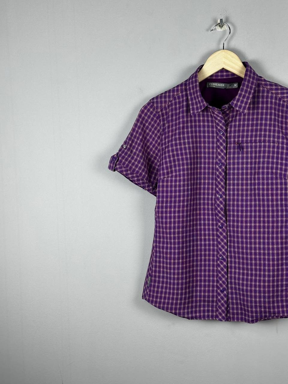 Icebreaker Icebreaker Merino Wool Outdoor Hiking Shirt sleeve shirt Size M / US 6-8 / IT 42-44 - 2 Thumbnail