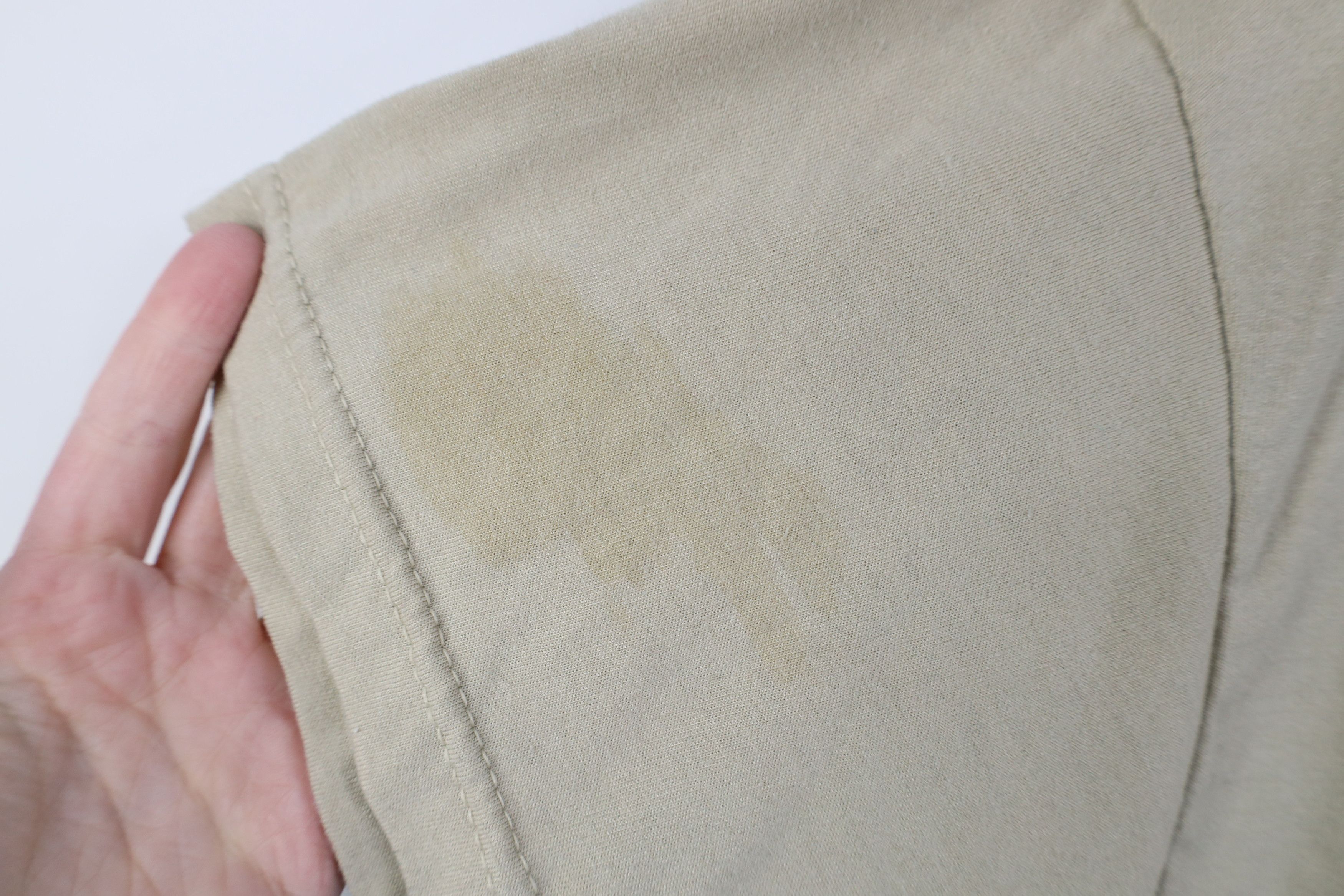 Vintage Vintage 90s Streetwear Short Sleeve T-Shirt Beige Tan USA Size US M / EU 48-50 / 2 - 5 Thumbnail