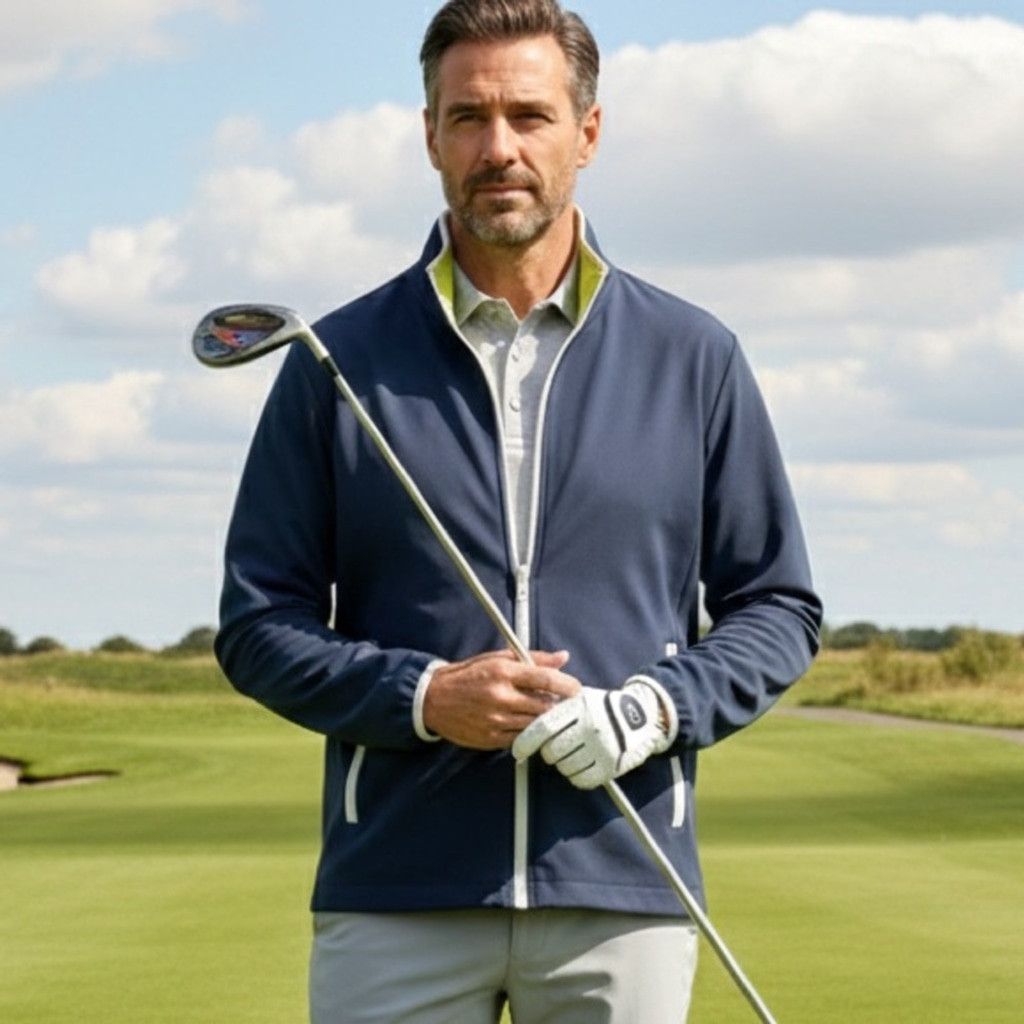 Other Phil Petter Navy Lightweight Technical Golf Zip Jacket US L Size US L / EU 52-54 / 3 - 1 Thumbnail