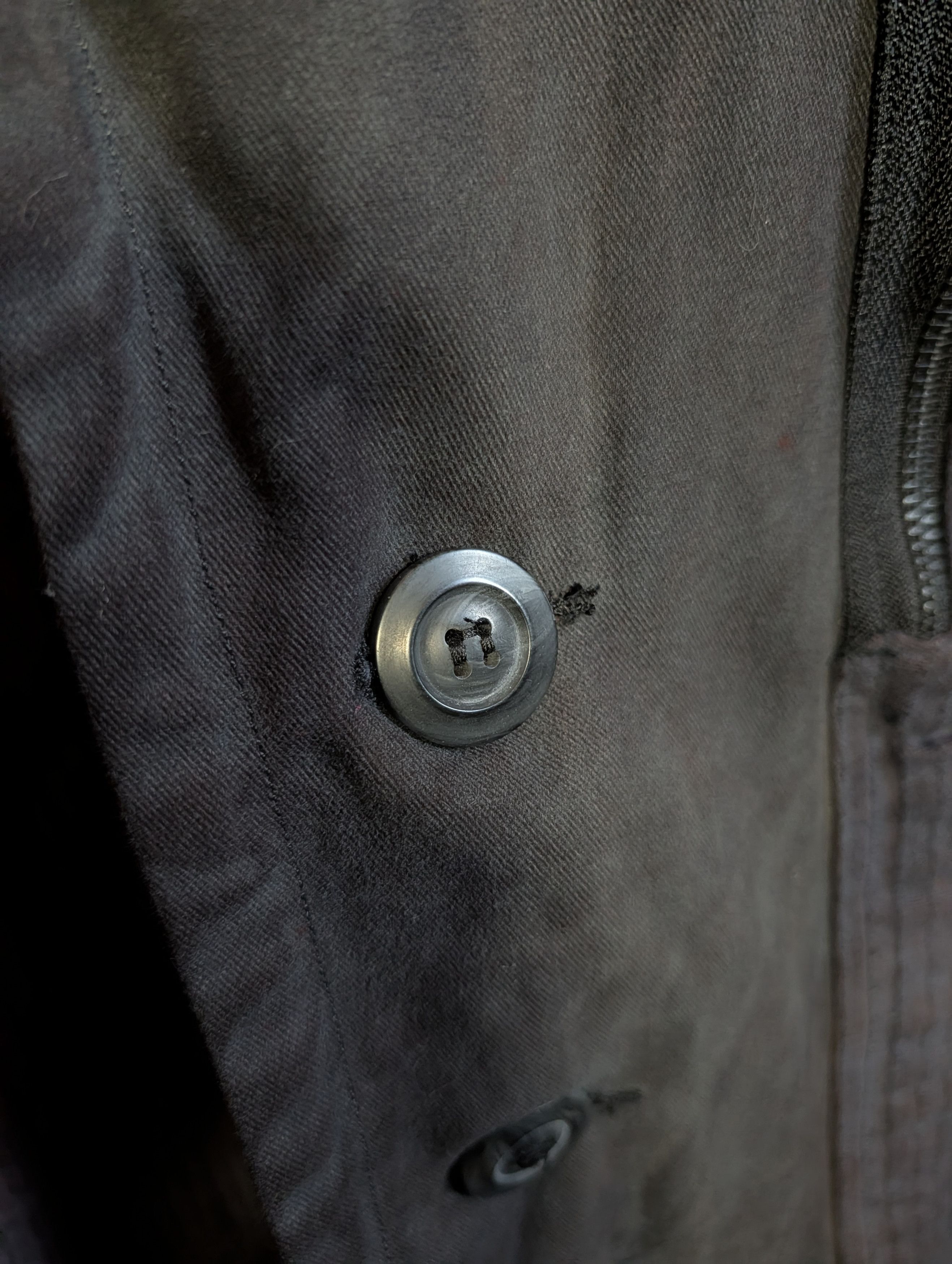 Zam Barrett BEAST COAT Black Garment Dyed Cotton Corduroy Trim Size US M / EU 48-50 / 2 - 8 Thumbnail
