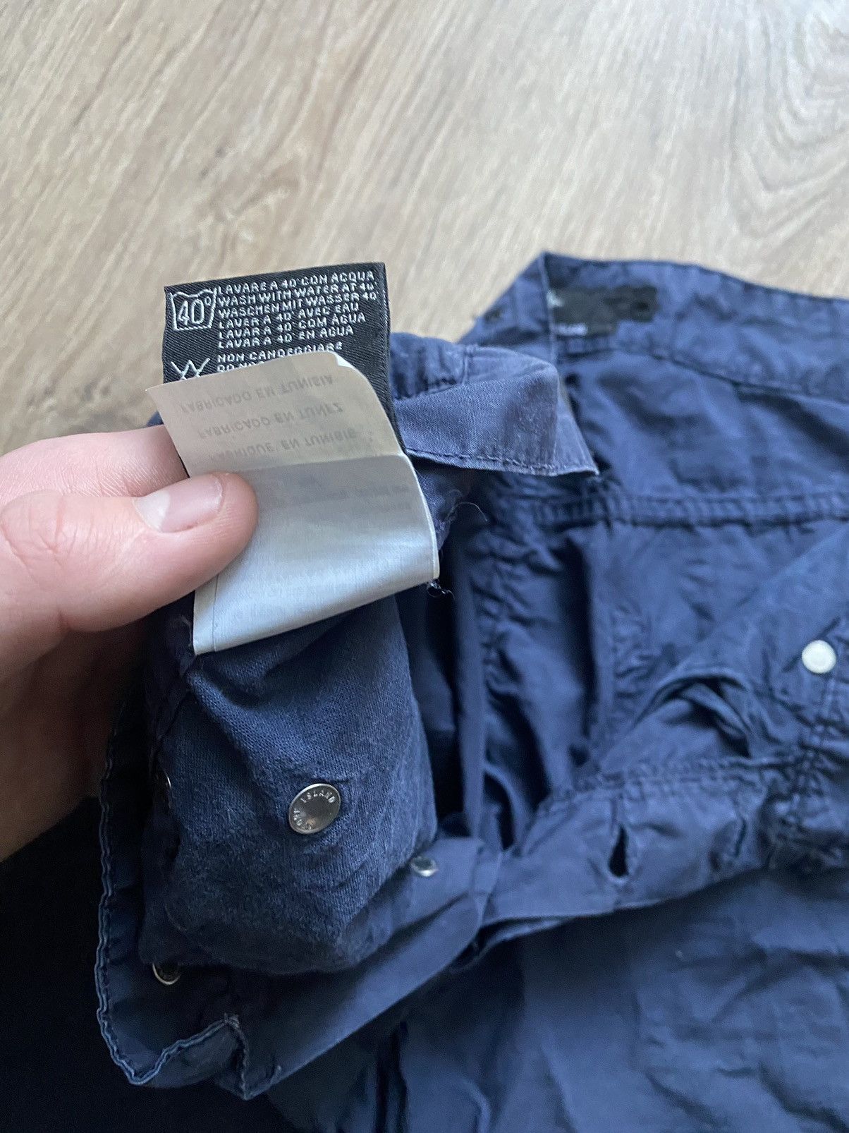 Stone Island × Vintage Stone island denim vintage logo luxury pants Massimo Osti Size US 33 - 12 Thumbnail