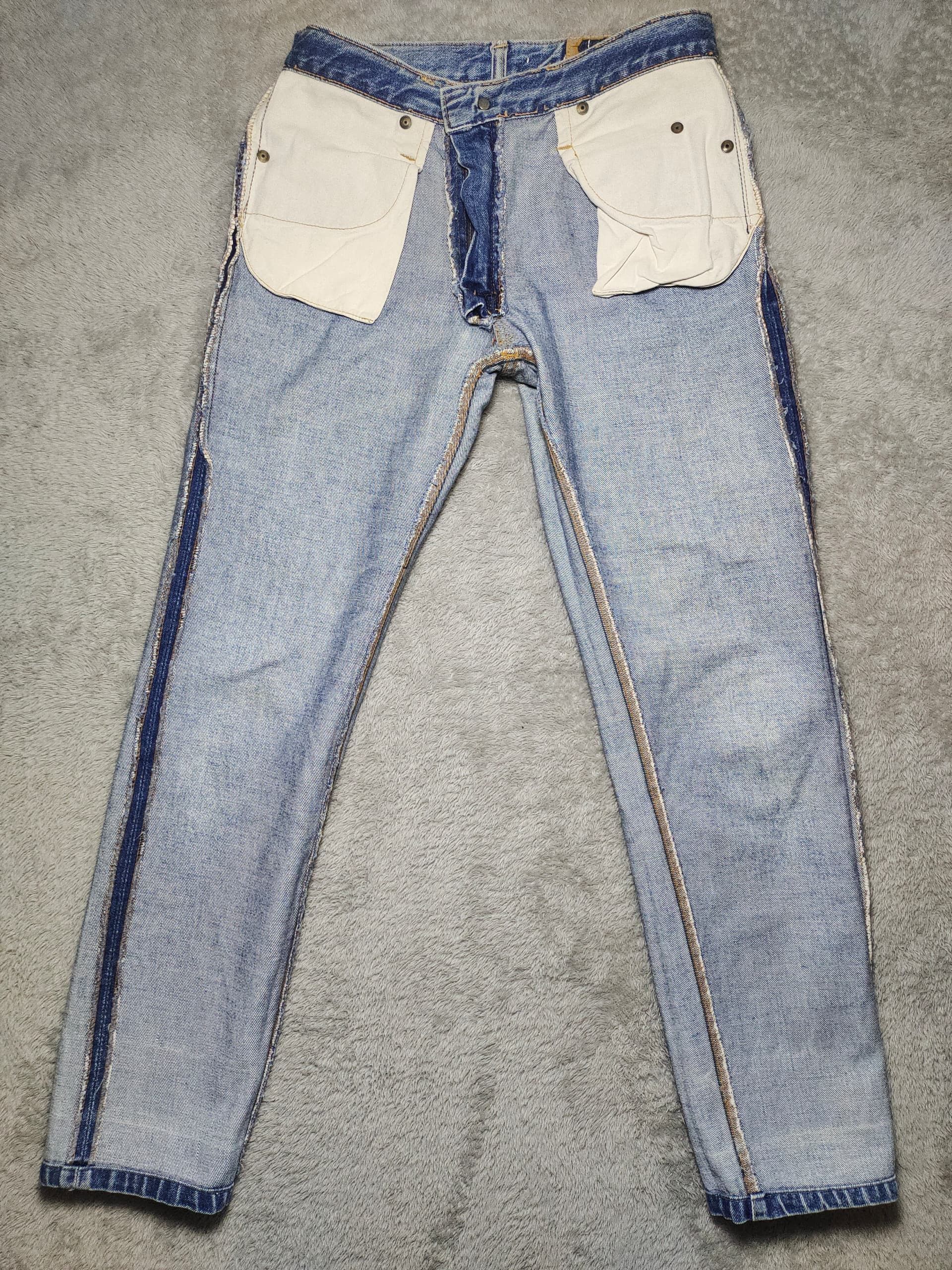 Vintage VINTAGE FADED BISON GENUINE WESTERN JEANS Size 28" / US 6 / IT 42 - 9 Thumbnail