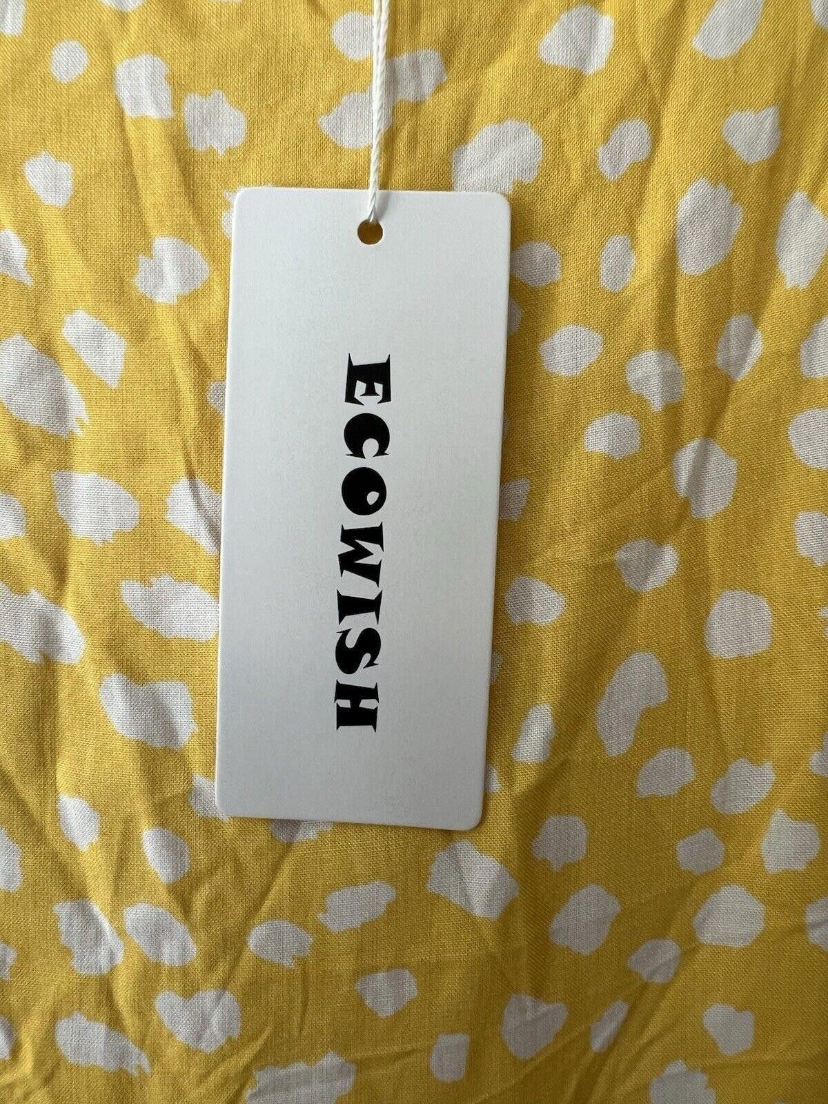 Designer Ecowish Dress in Beautiful Yellow Hues Sz L Size L / US 10 / IT 46 - 5 Thumbnail