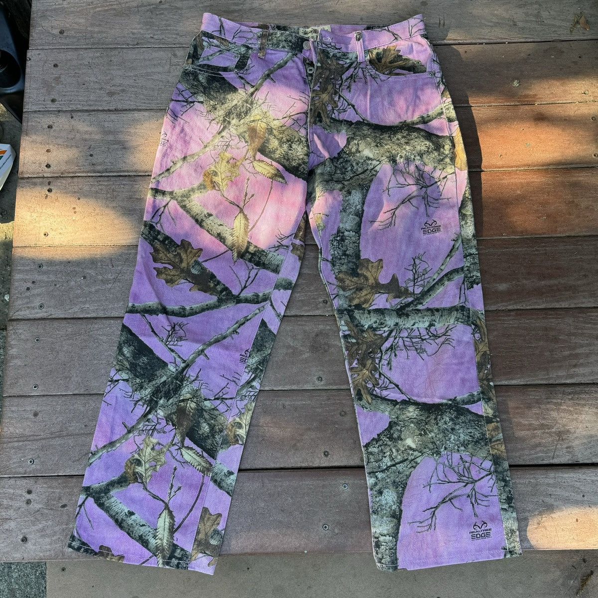 Stussy Stussy pink camo jeans | Grailed