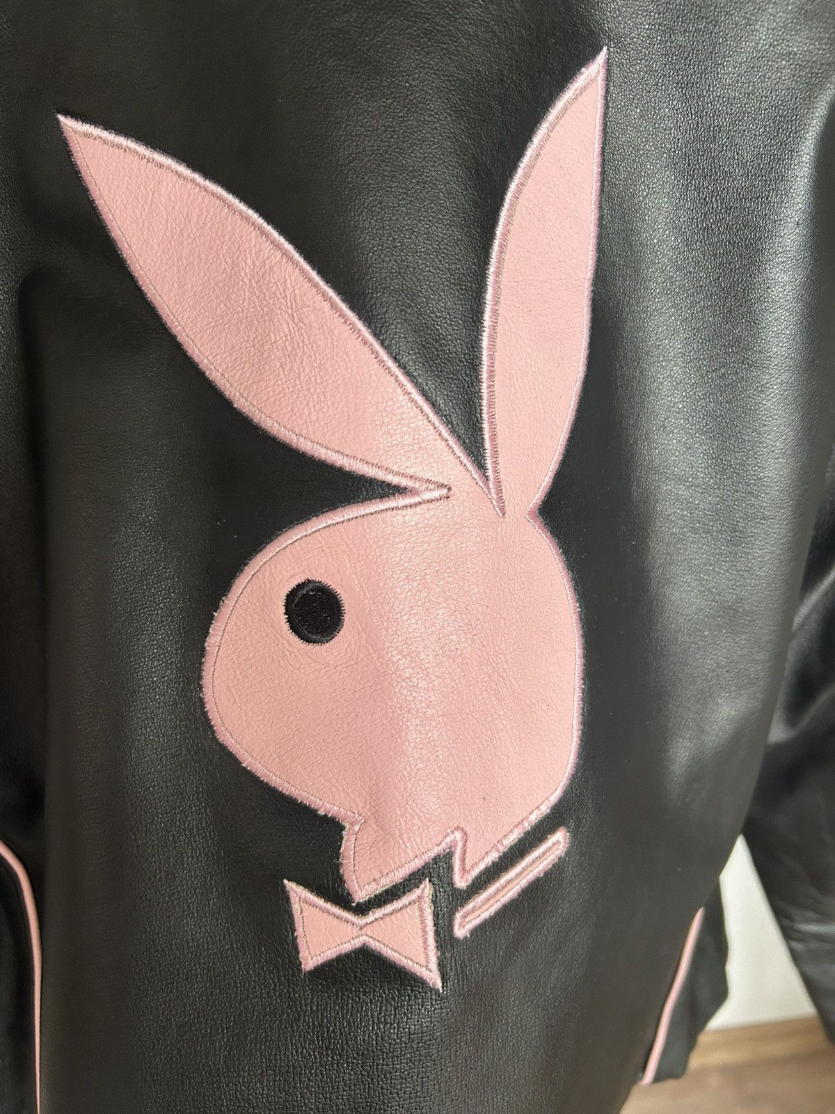 Playboy Vintage Playboy 90s Genuine Leather Moto Jacket Size M / US 6-8 / IT 42-44 - 4 Thumbnail