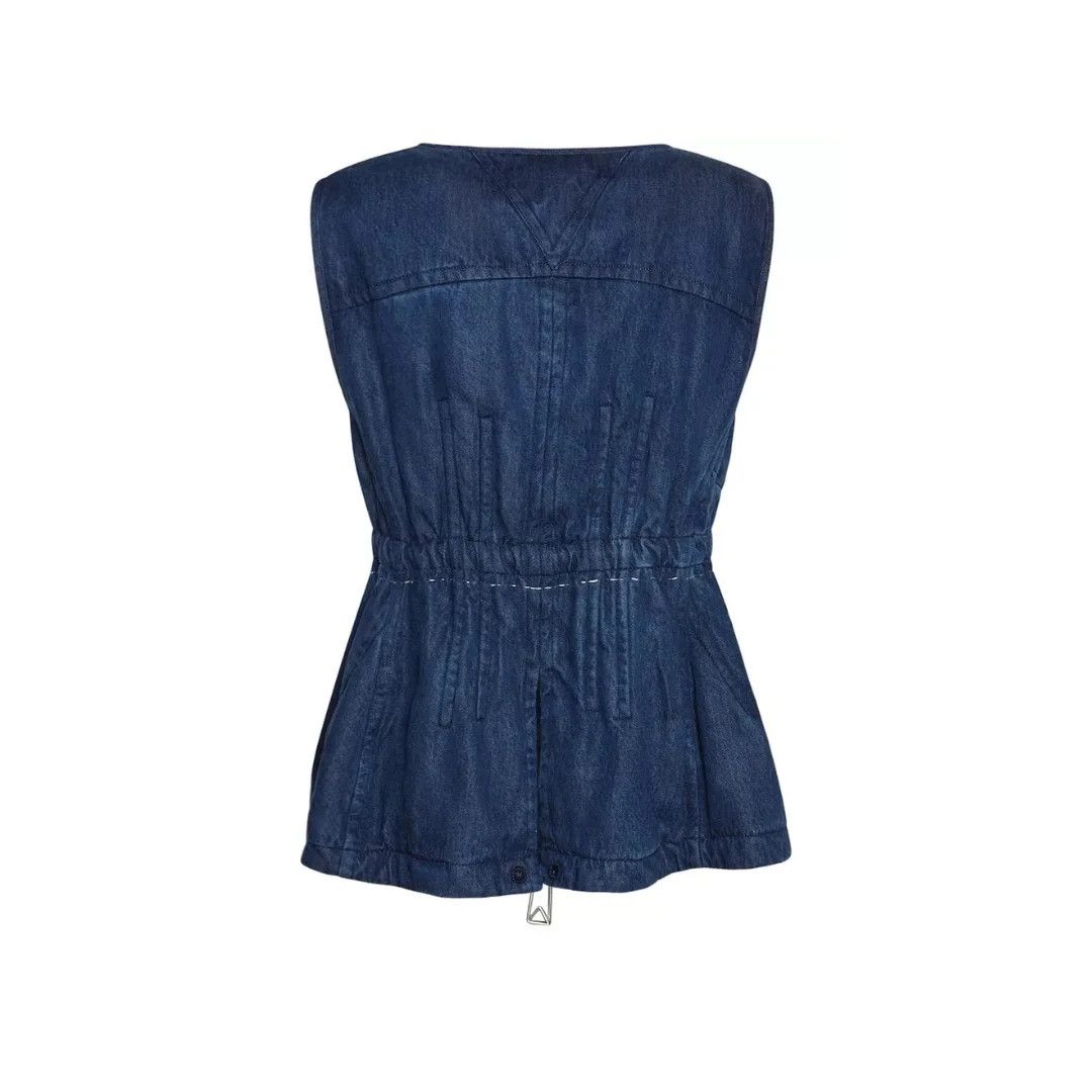 Bottega Veneta o1y0725 Denim Tank Top in Blue Size XS / US 0-2 / IT 36-38 - 2 Thumbnail
