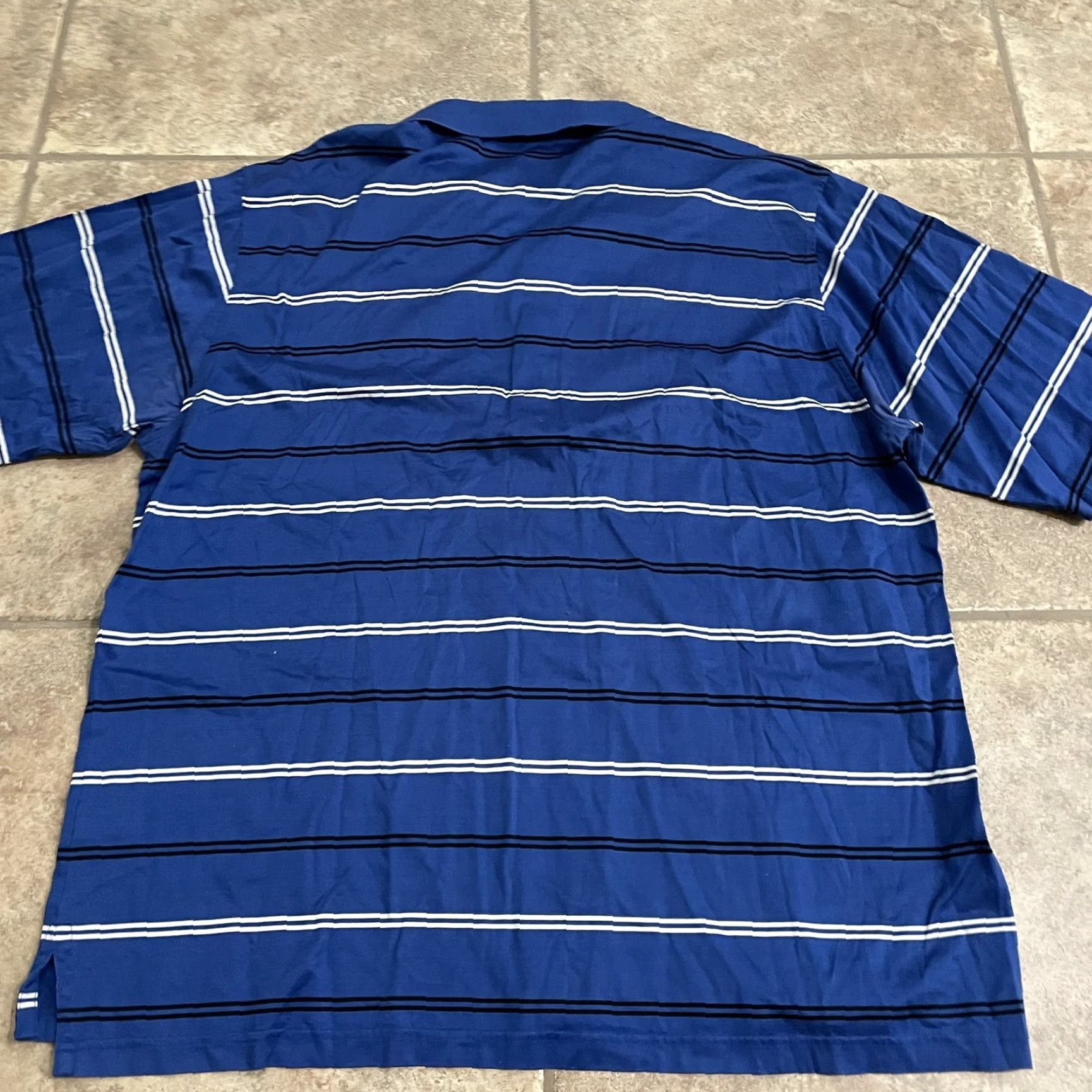 Vintage Sherwood CC Fairway And Greens 100% cotton Blue polo golf shirt Mens Size XXL Size US XXL / EU 58 / 5 - 5 Thumbnail