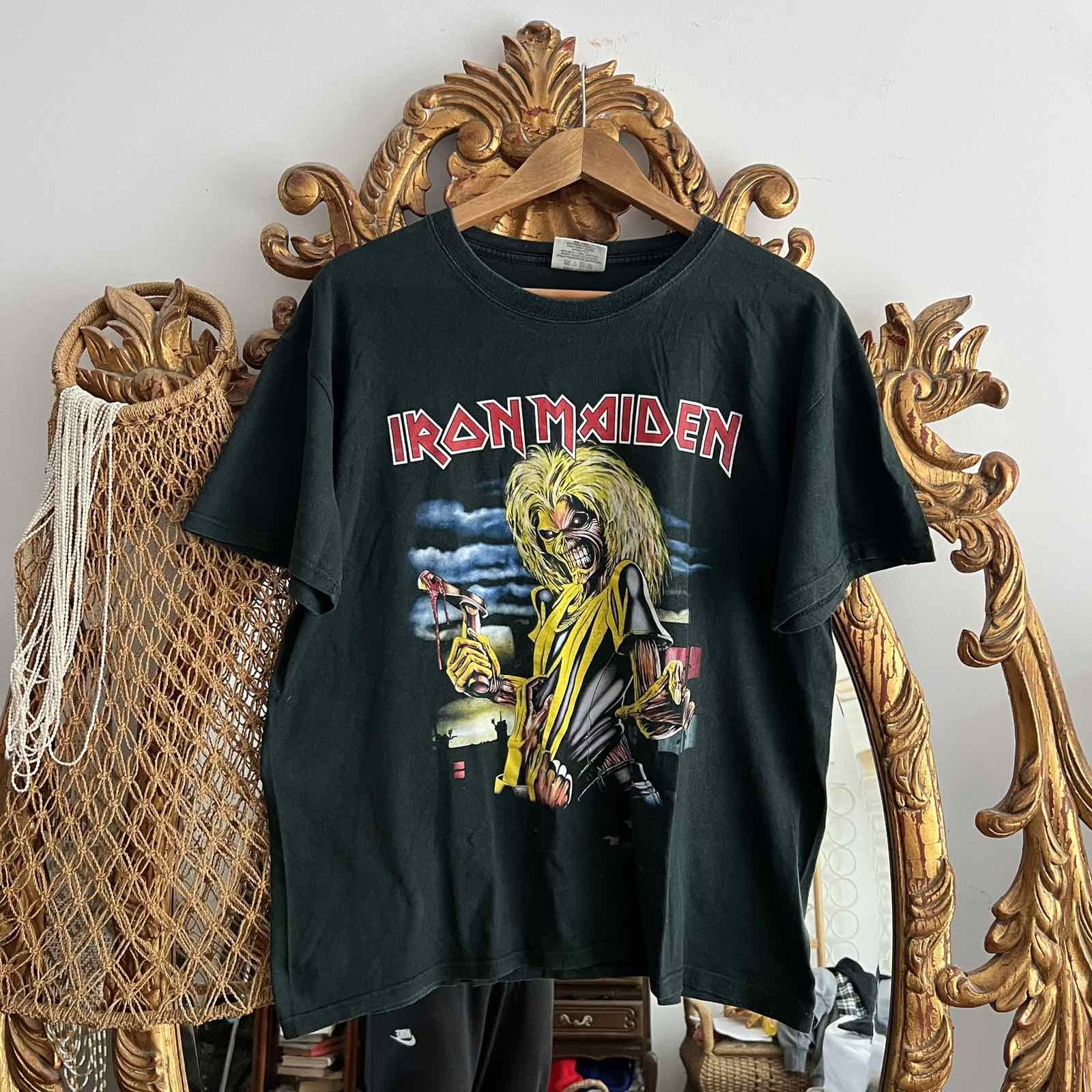 Vintage 2003 Iron Maiden Killers Vintage Rock Band T-Shirt Tee Size US L / EU 52-54 / 3 - 1 Thumbnail