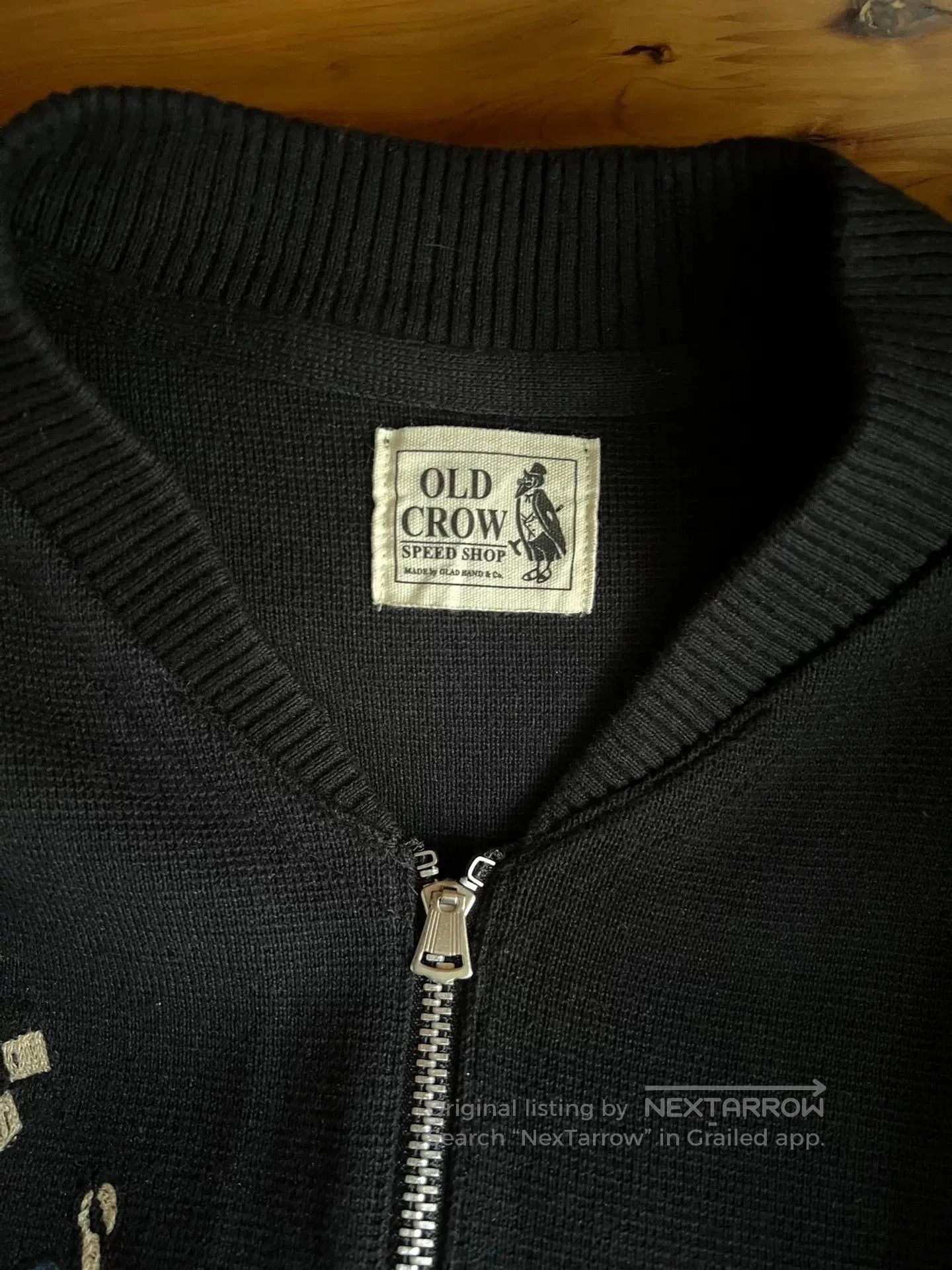 Stone Island old crow vintage zip-up baseball jacket. Size US M / EU 48-50 / 2 - 9 Thumbnail
