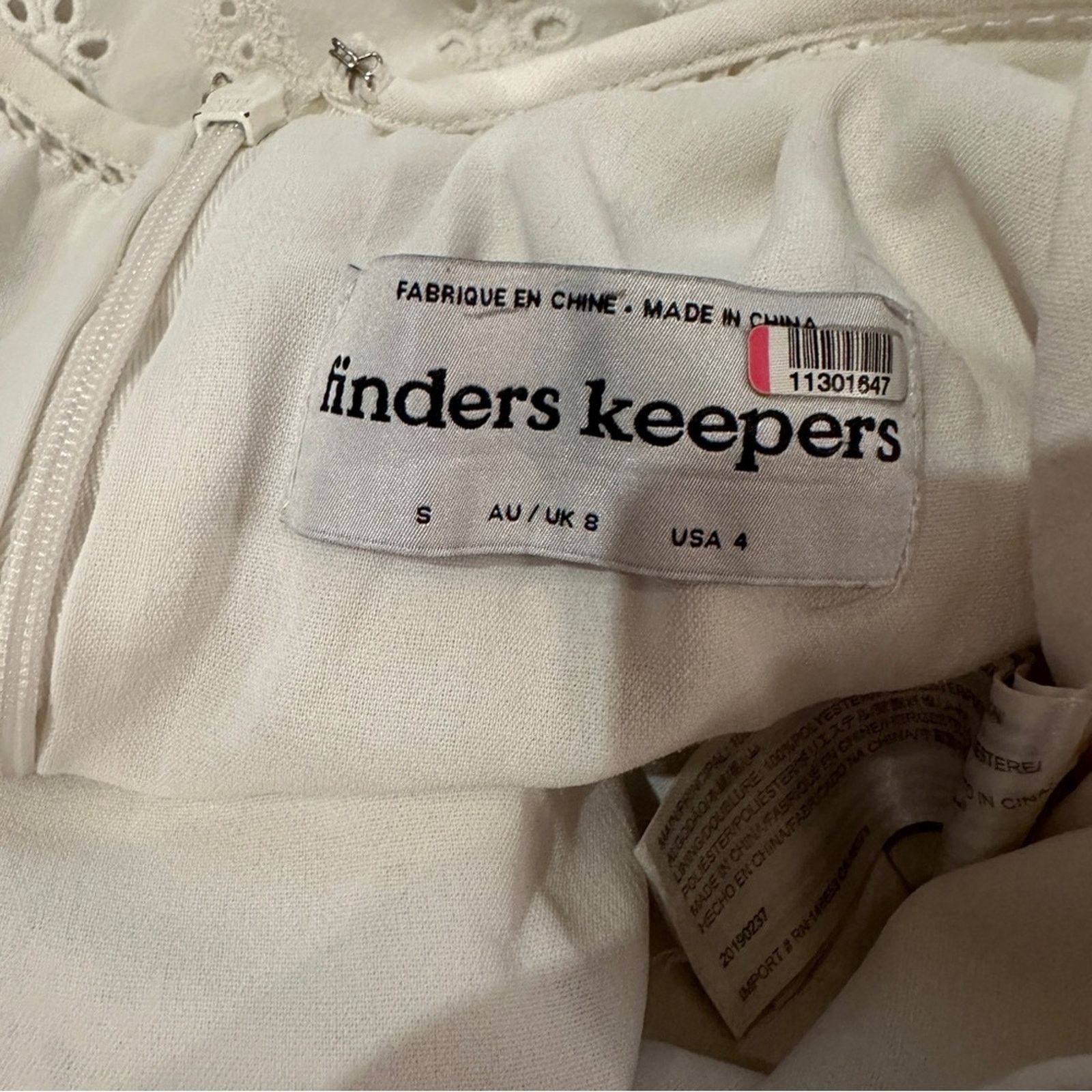 REVOLVE Finders Keepers Sundays White Eyelet Open Back Midi Dress Size S / US 4 / IT 40 - 7 Thumbnail