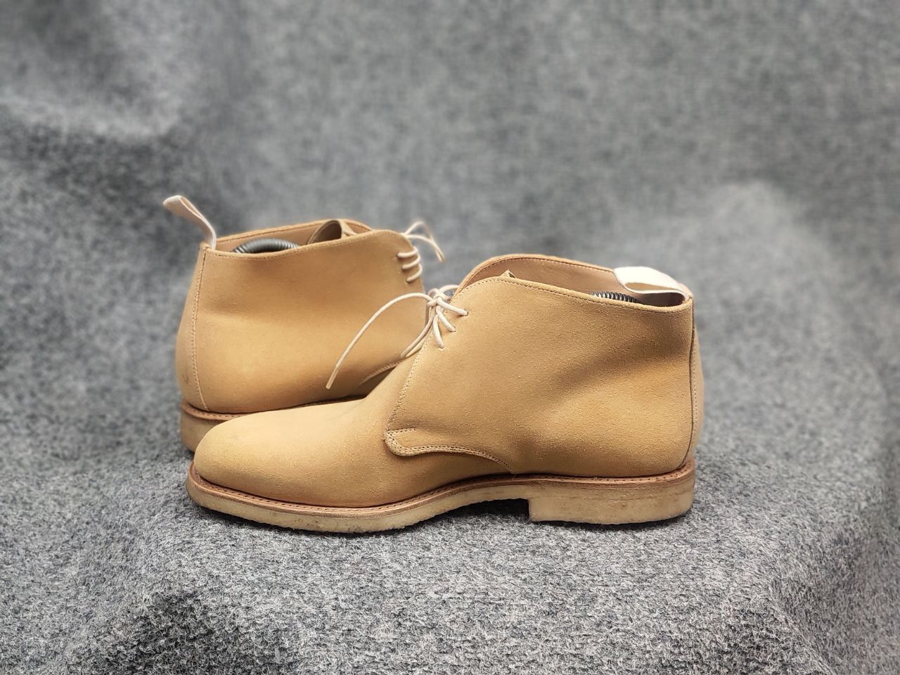 Cheaney Joseph Cheaney &Sons Desert Chukka Suede Leather Ankle Boots Size US 8 / EU 41 - 17 Thumbnail