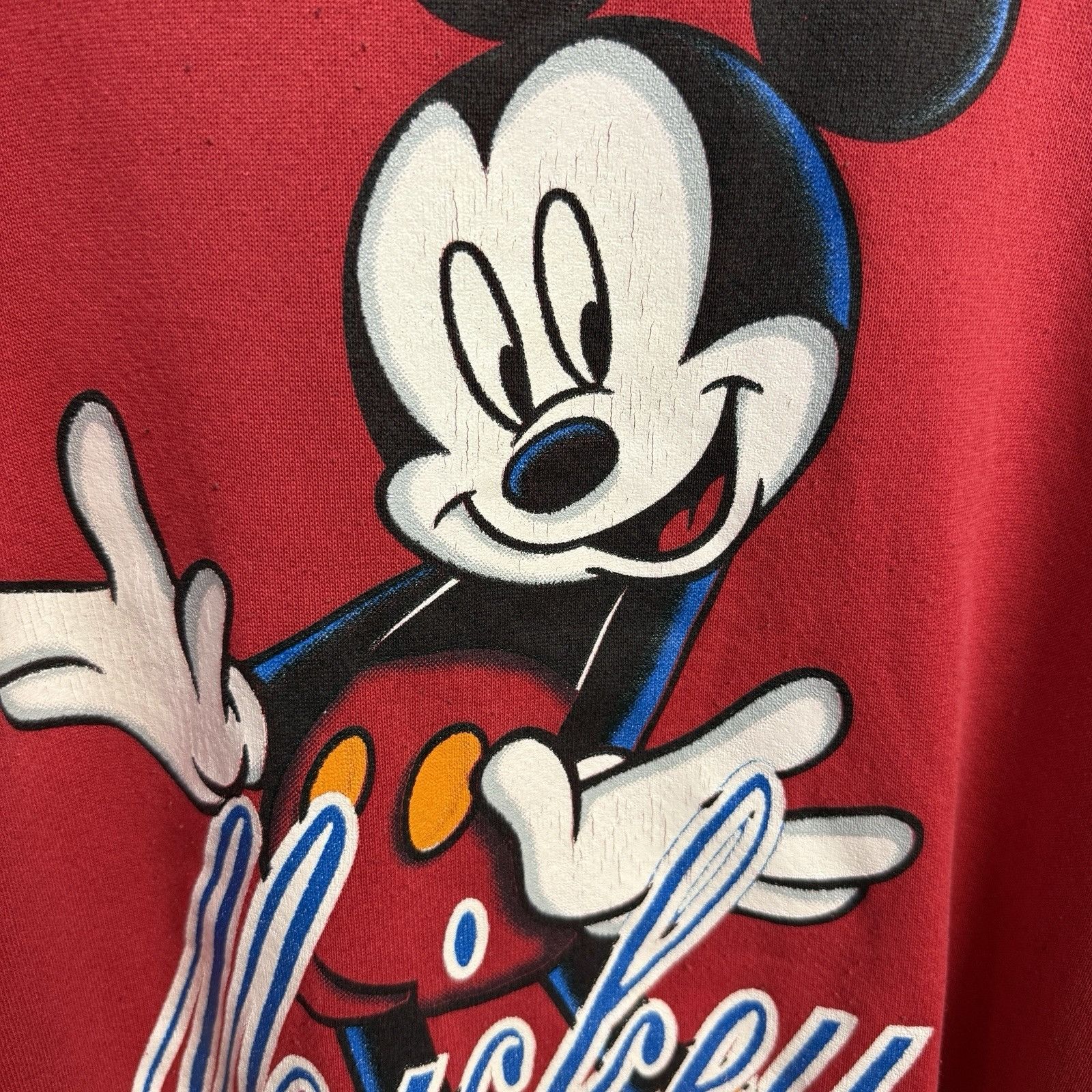 Disney Vintage 90s Mickey Mouse Sweatshirt Mens XL Disney Size US XL / EU 56 / 4 - 4 Thumbnail