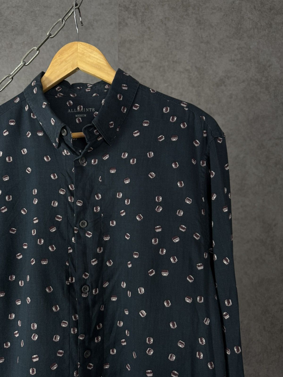 Allsaints Allsaints designer art shirt Size US M / EU 48-50 / 2 - 2 Thumbnail