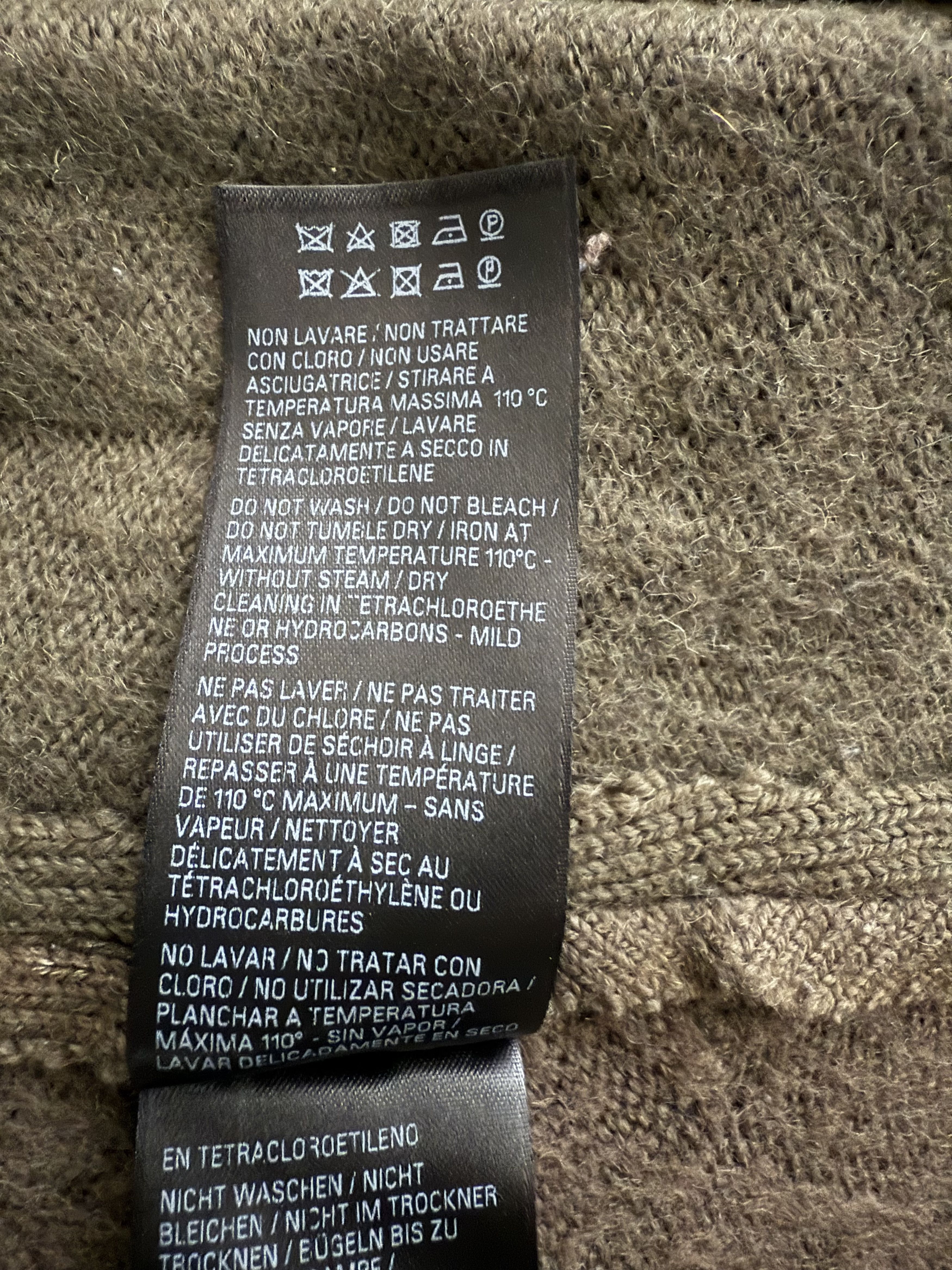 Balenciaga Upcycled Socks Wool-Blend Turtleneck Sweater Size US M / EU 48-50 / 2 - 18 Thumbnail