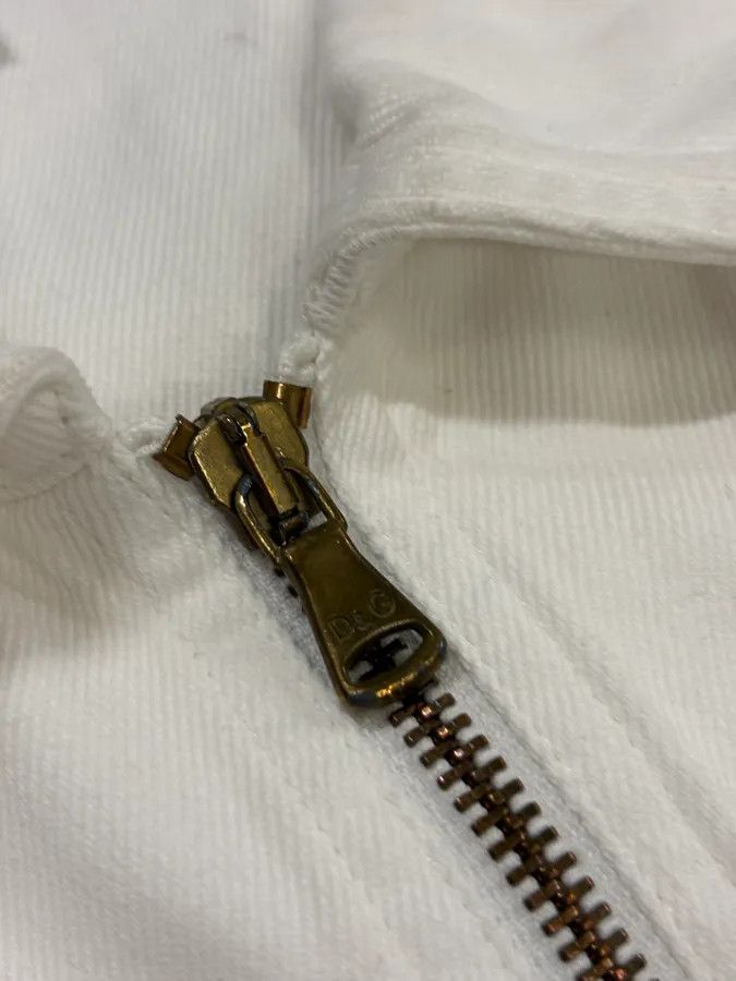 Dolce & Gabbana SS2003 Dolce & Gabbana Cargo Fisher White Jacket Size S / US 4 / IT 40 - 8 Thumbnail