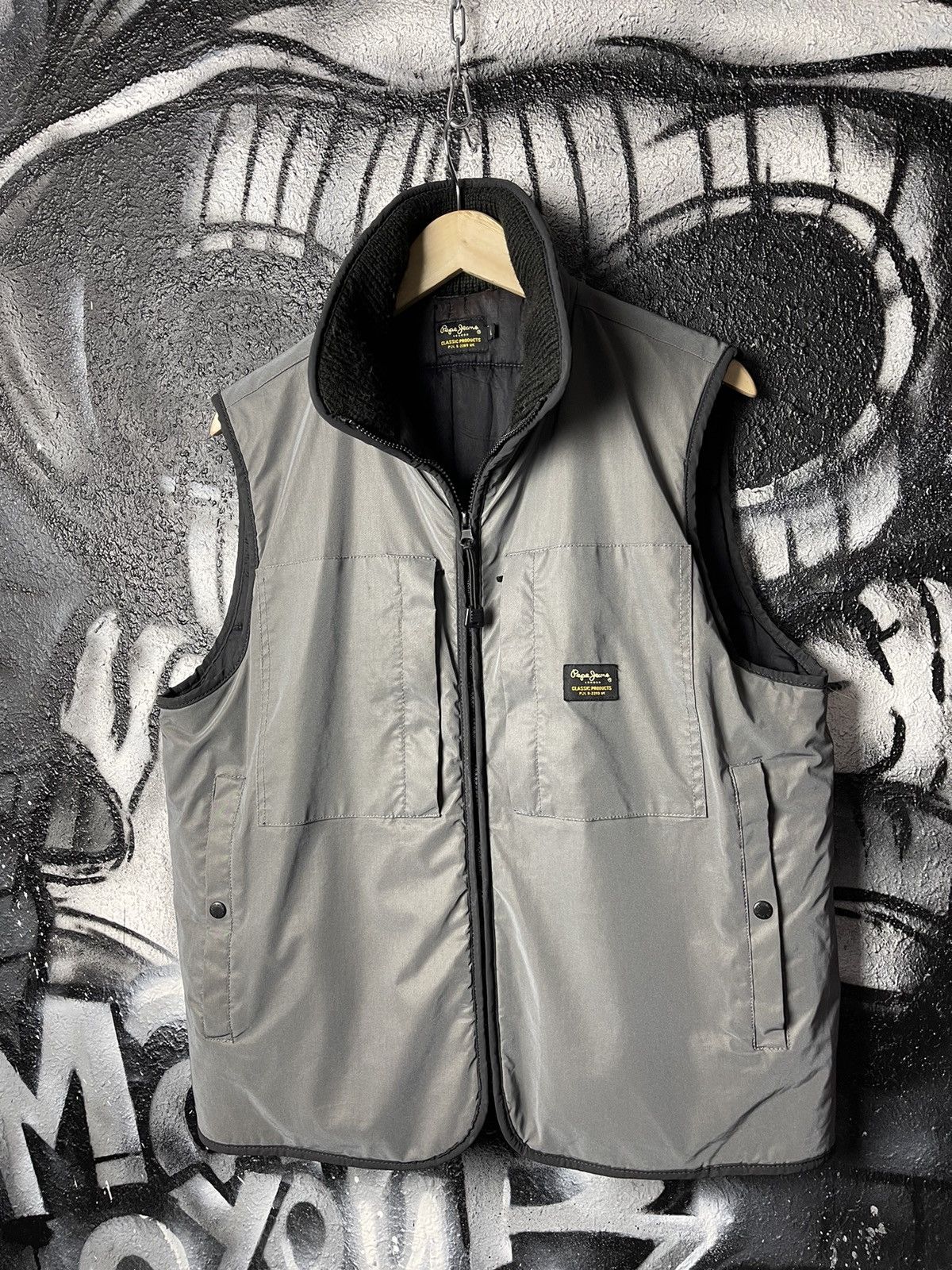 Pepe Jeans Pepe Jeans London Casual Chrome Grey Vest Men’s Size Large Size US L / EU 52-54 / 3 - 2 Thumbnail