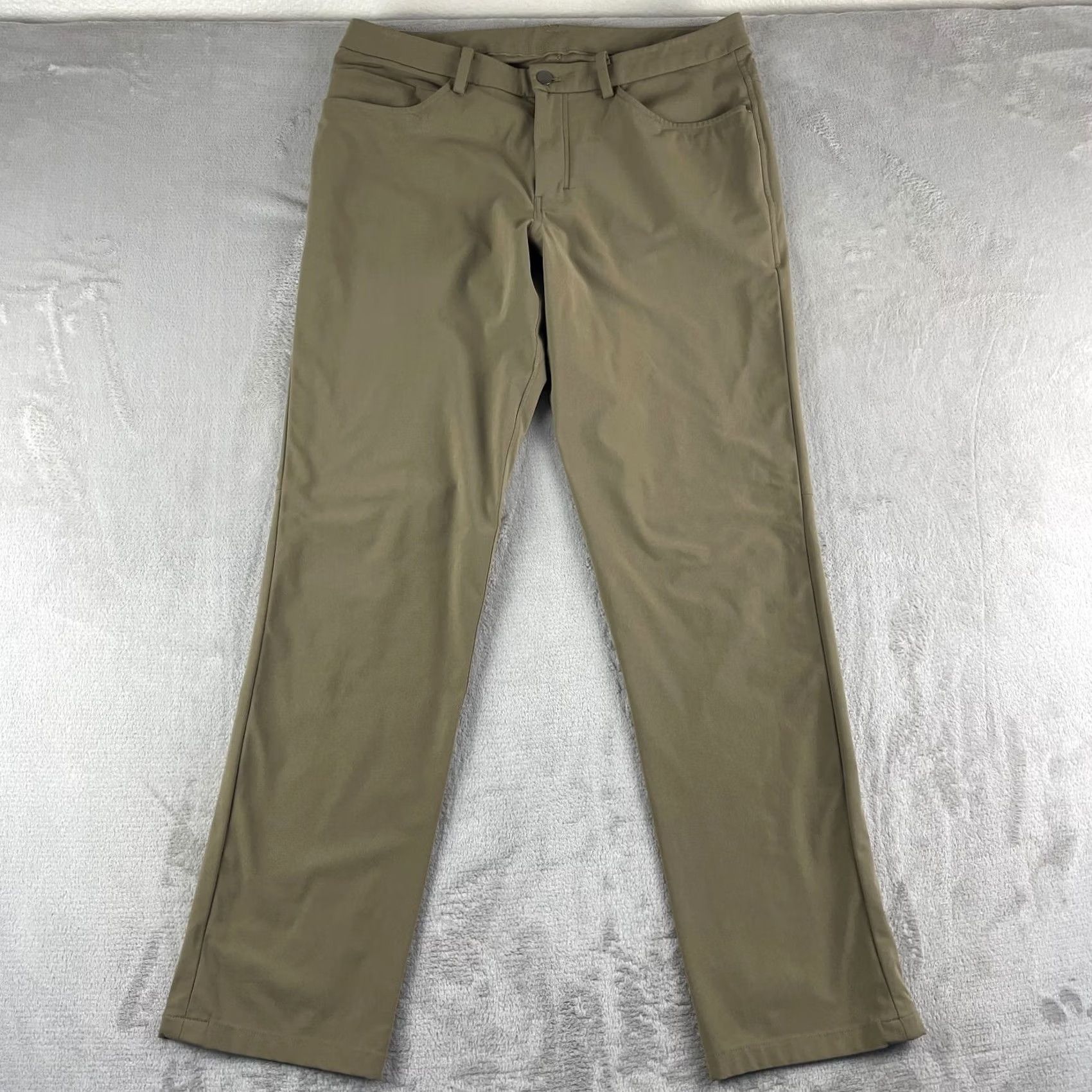 Lululemon Lululemon ABC Pants Men 34x33 Artifact Warpstreme Stretch Classic Fit Wicking Size US 34 / EU 50 - 4 Thumbnail