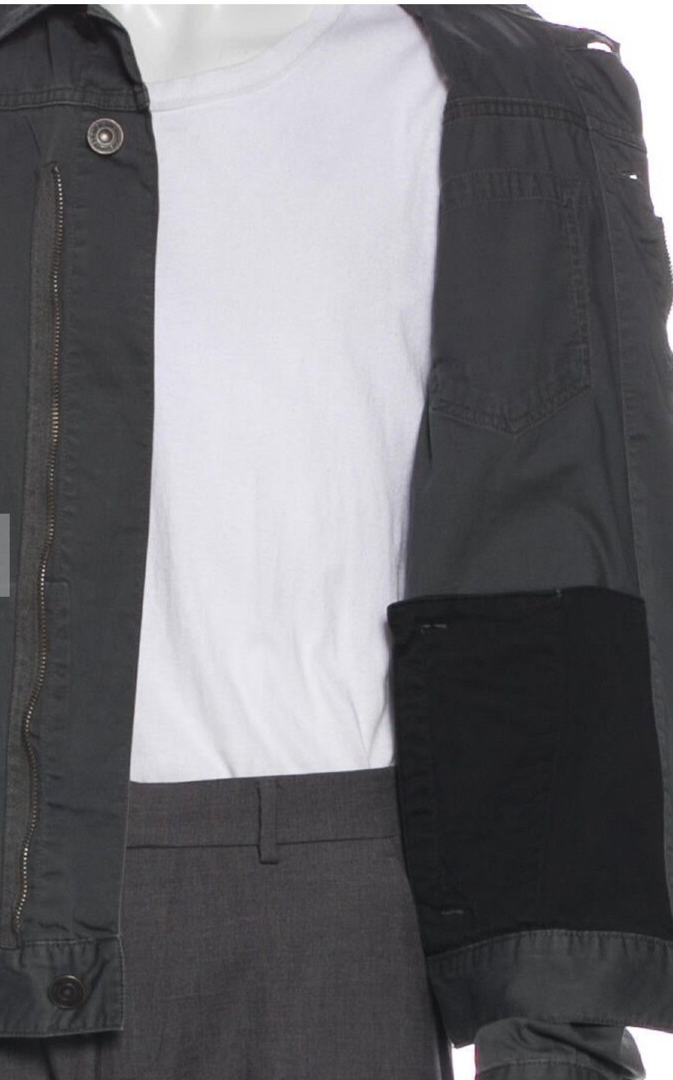 Allsaints AllSaints Grey Utility Jacket Size Medium Size US M / EU 48-50 / 2 - 3 Thumbnail