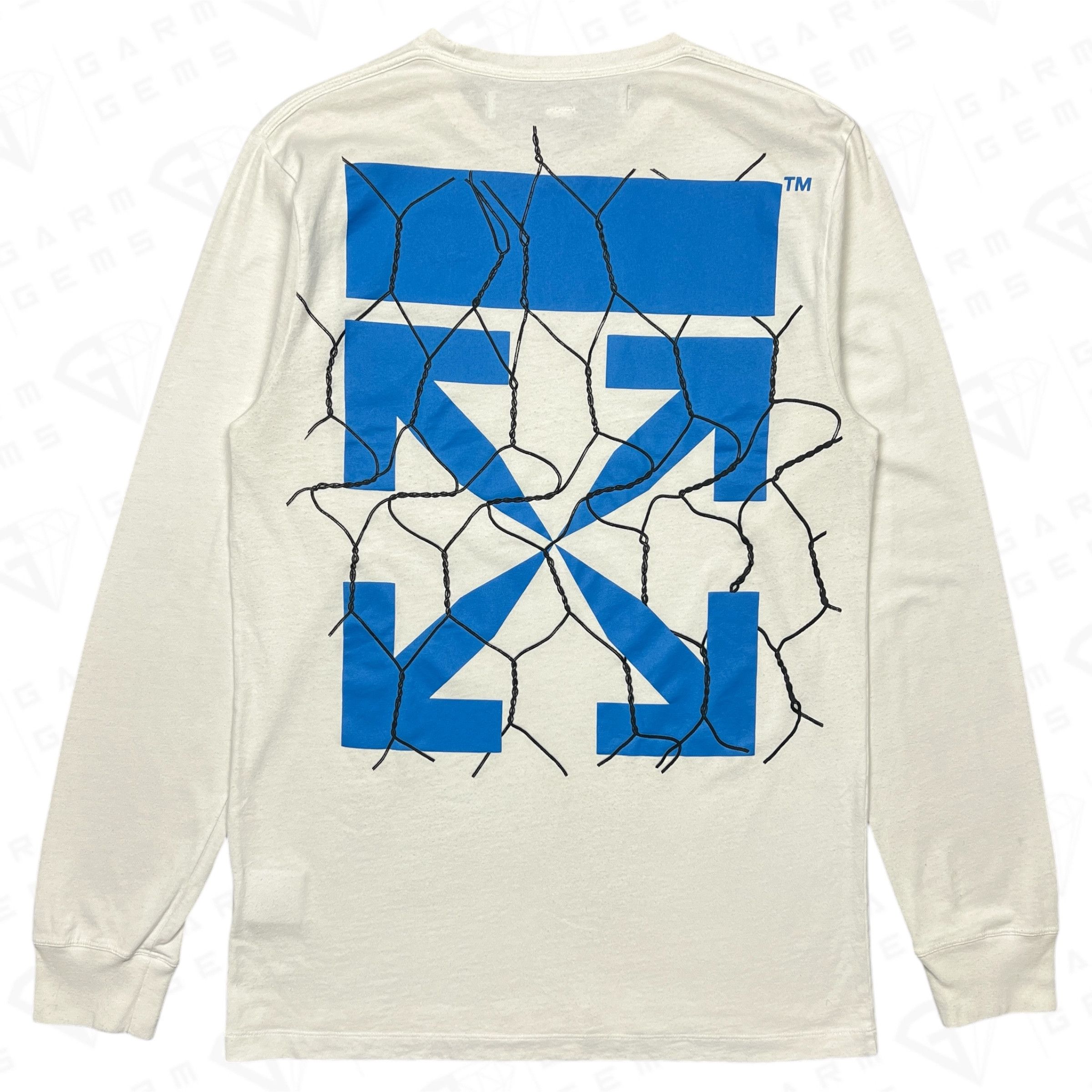 Off-White Off-White Fence Arrows Long Sleeve T-Shirt Size US L / EU 52-54 / 3 - 2 Thumbnail