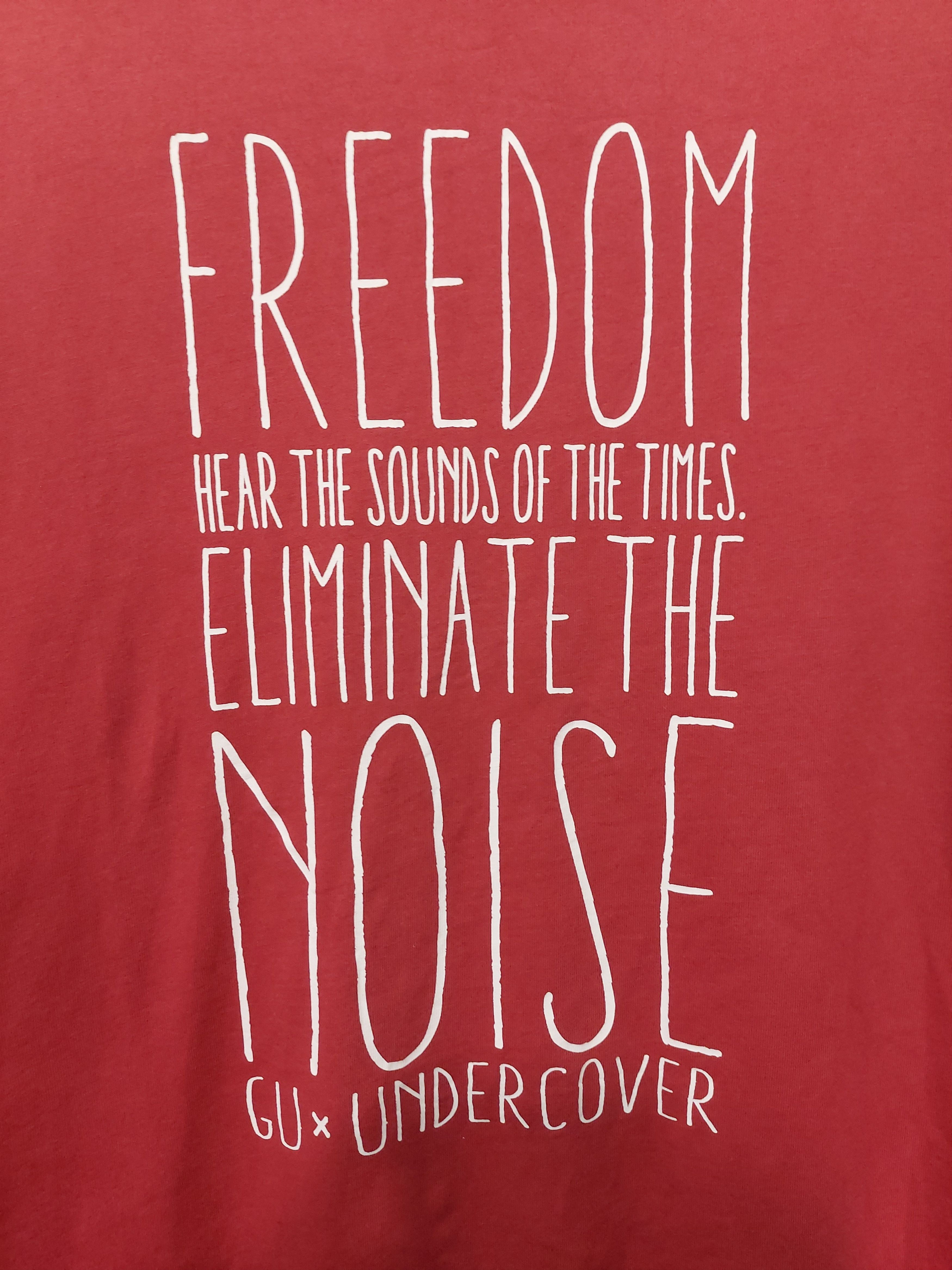 GU × Jun Takahashi × Undercover GU X UNDERCOVER FREEDOM SCRIPT TEE Size US S / EU 44-46 / 1 - 2 Thumbnail