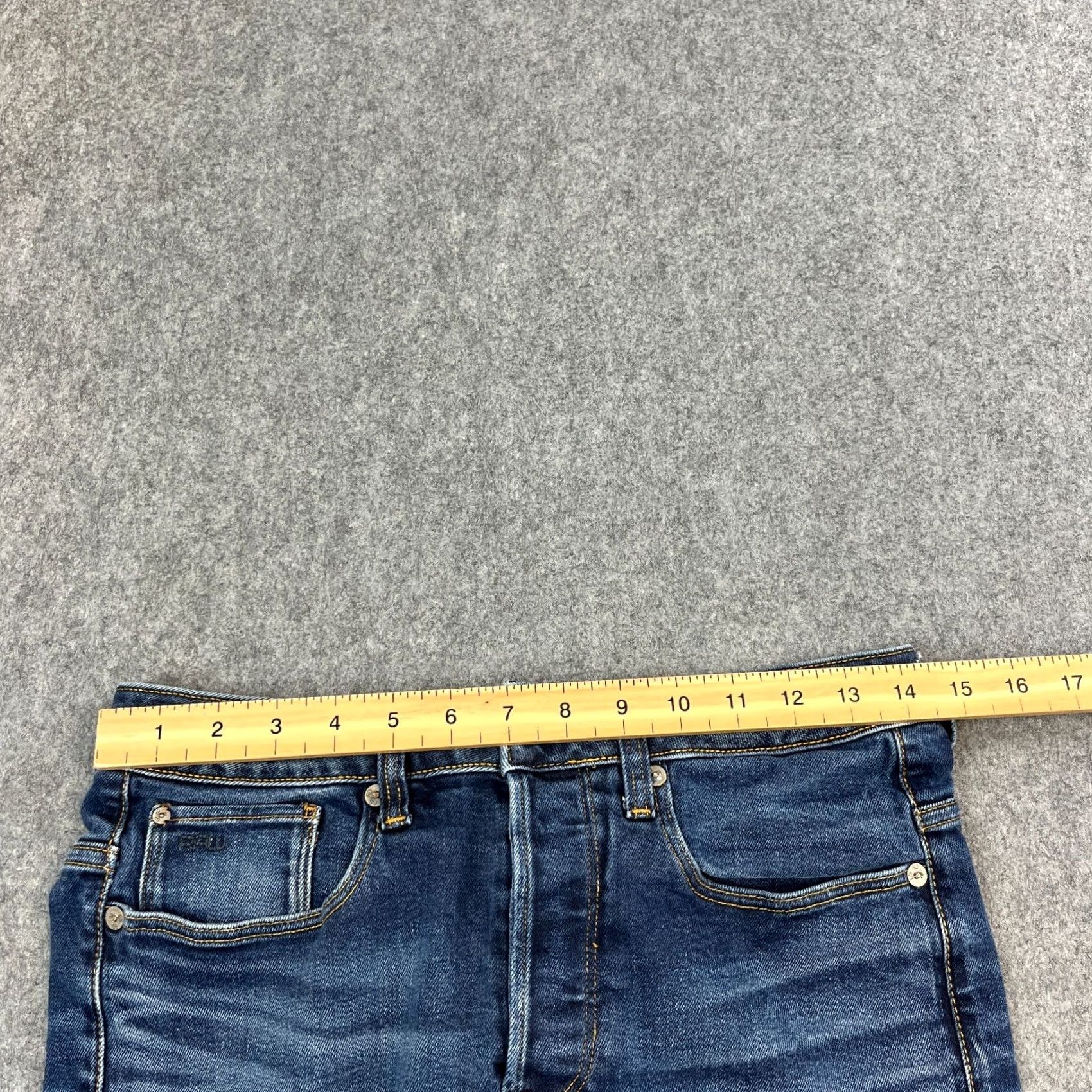 G-Star G-Star Jeans Slim Skinny 29 32 Dark Wash Blue Stretch Whiskers Honeycombing Jeans Mens Size US 29 - 6 Thumbnail
