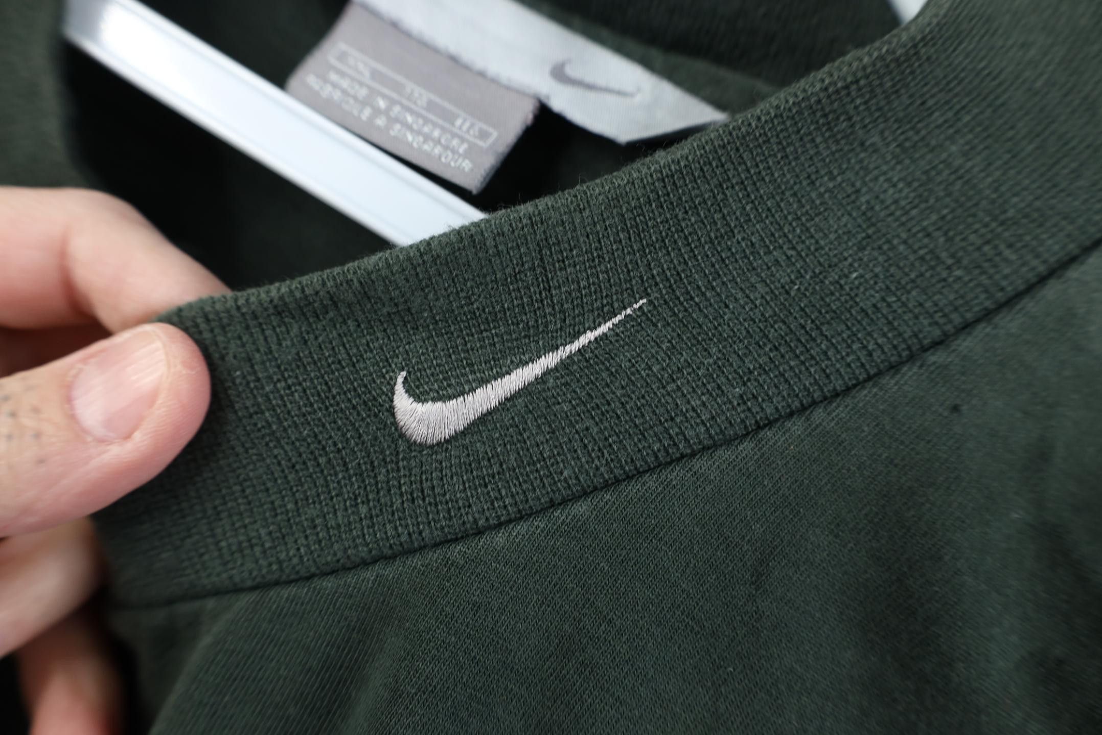 Nike Vintage Y2K Nike Mini Swoosh Mock Neck Long Sleeve T-Shirt Size US XXL / EU 58 / 5 - 4 Thumbnail