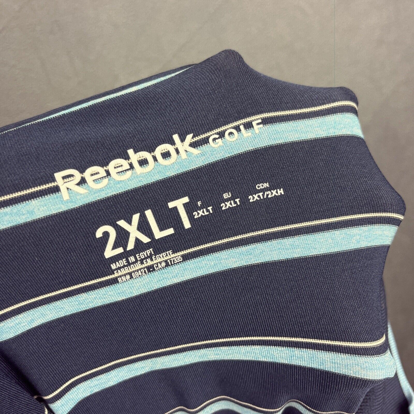 Reebok Reebok Golf Performance Polo Shirt 2XLT Stretch Casual Prep Size US XXL / EU 58 / 5 - 3 Thumbnail