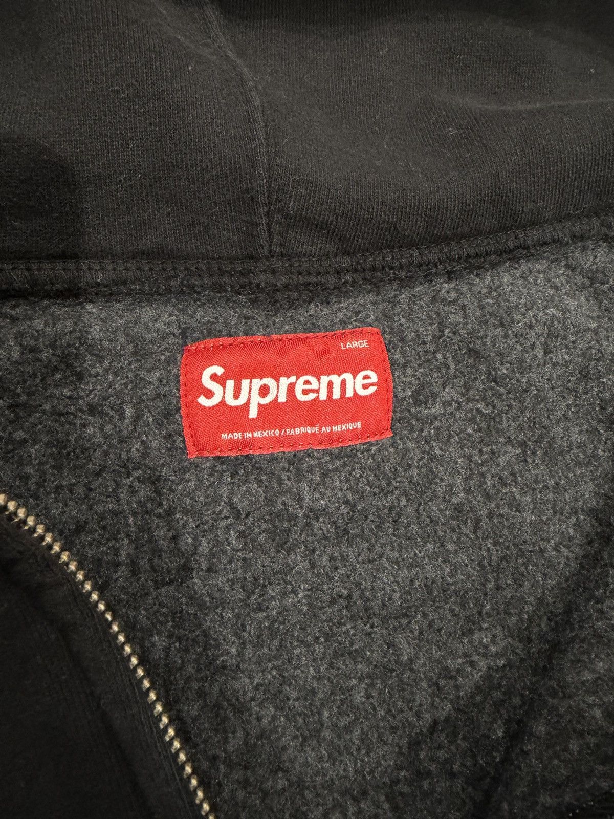 Supreme Supreme Small Box Logo Zip Up Hoodie Black Size: L Size US L / EU 52-54 / 3 - 4 Thumbnail