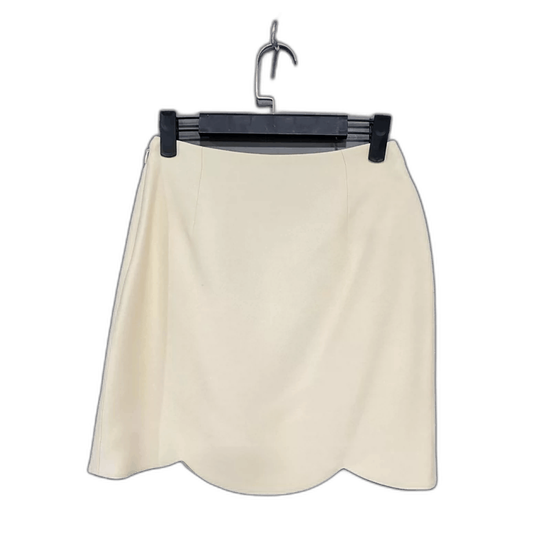 Dior Off-White Petal Hem Skirt by Dior Size 34" / US 12 / IT 48 - 1 Thumbnail